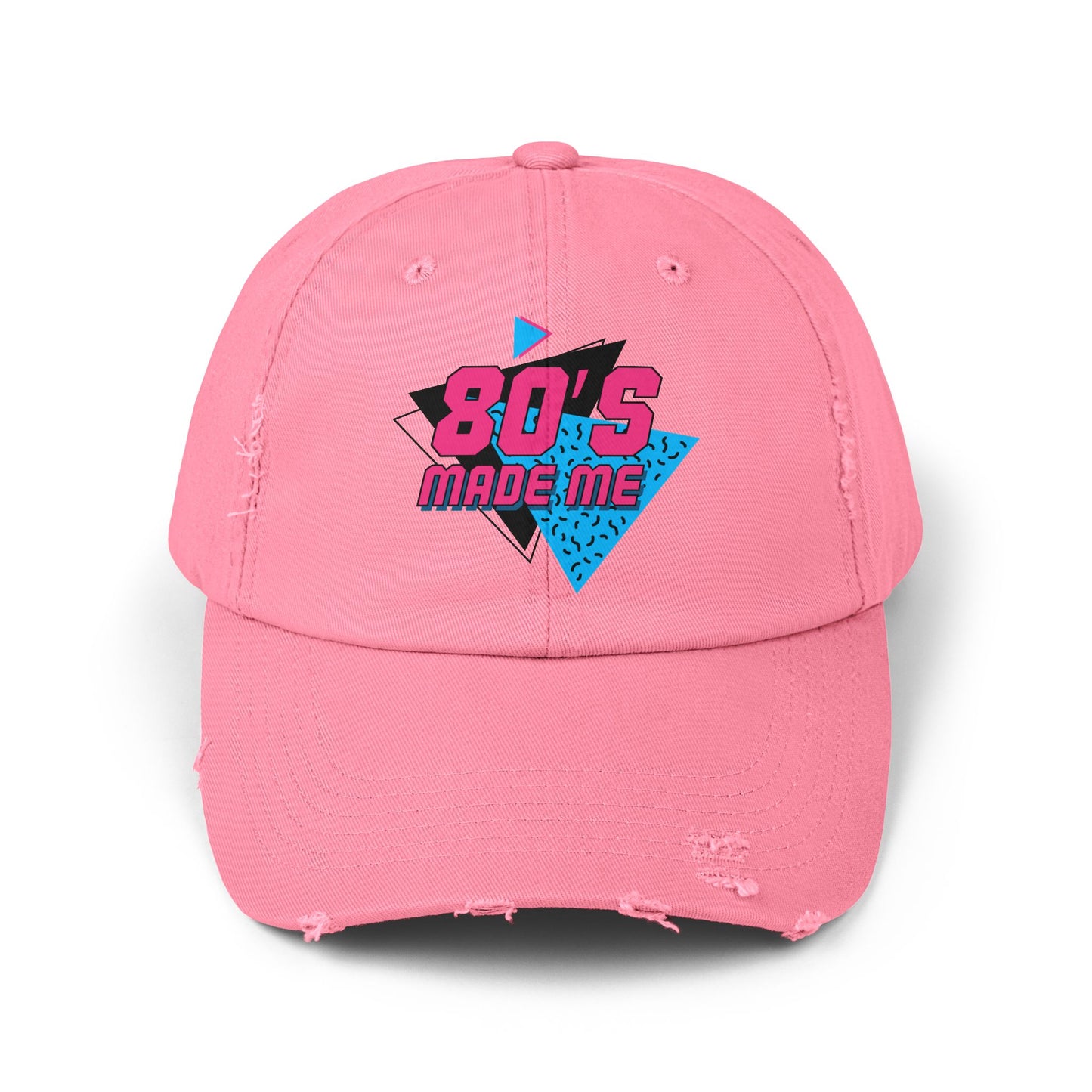 Retro 80's Distressed Cap - Vintage Style Hat for Nostalgic Vibes