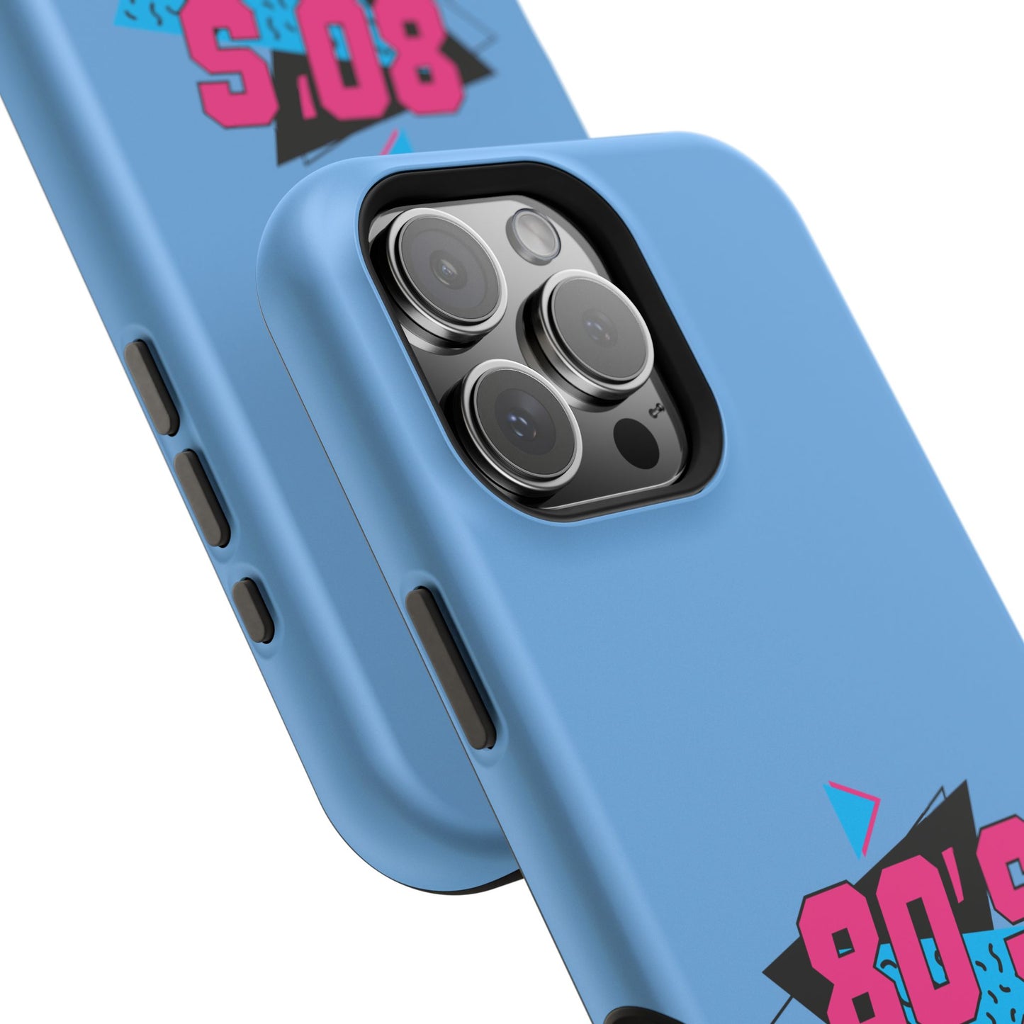 Retro 80's Phone Case, Impact-Resistant Cell Cover, Vintage Style Accessory,