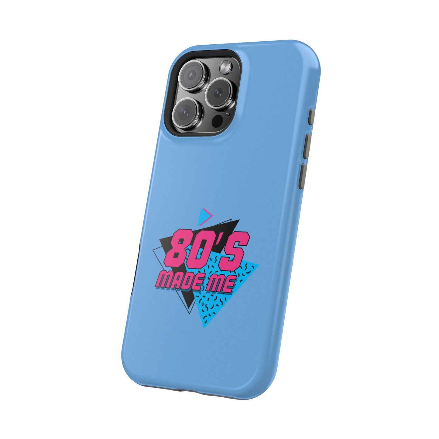 Retro 80's Phone Case, Impact-Resistant Cell Cover, Vintage Style Accessory,