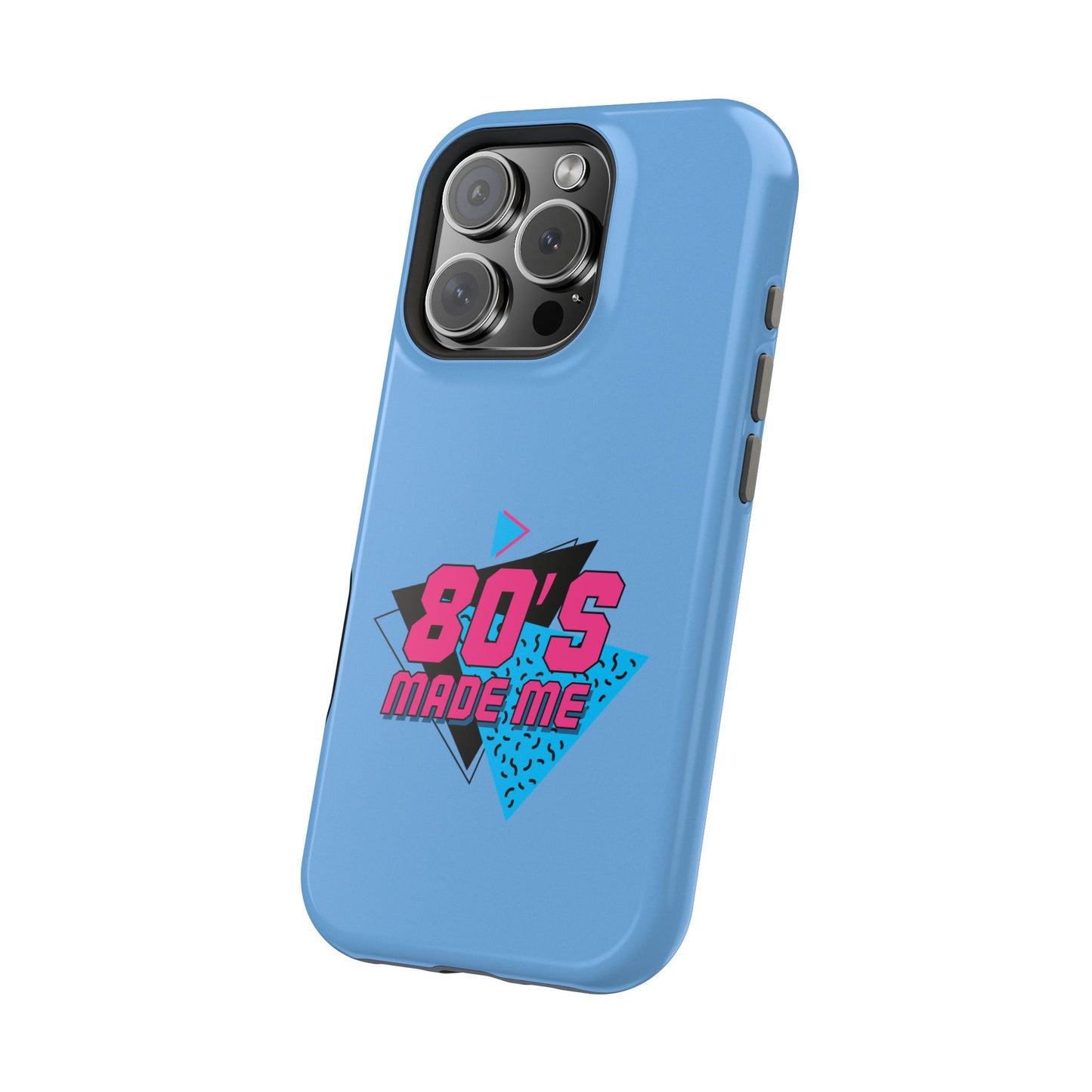 Retro 80's Phone Case, Impact-Resistant Cell Cover, Vintage Style Accessory,