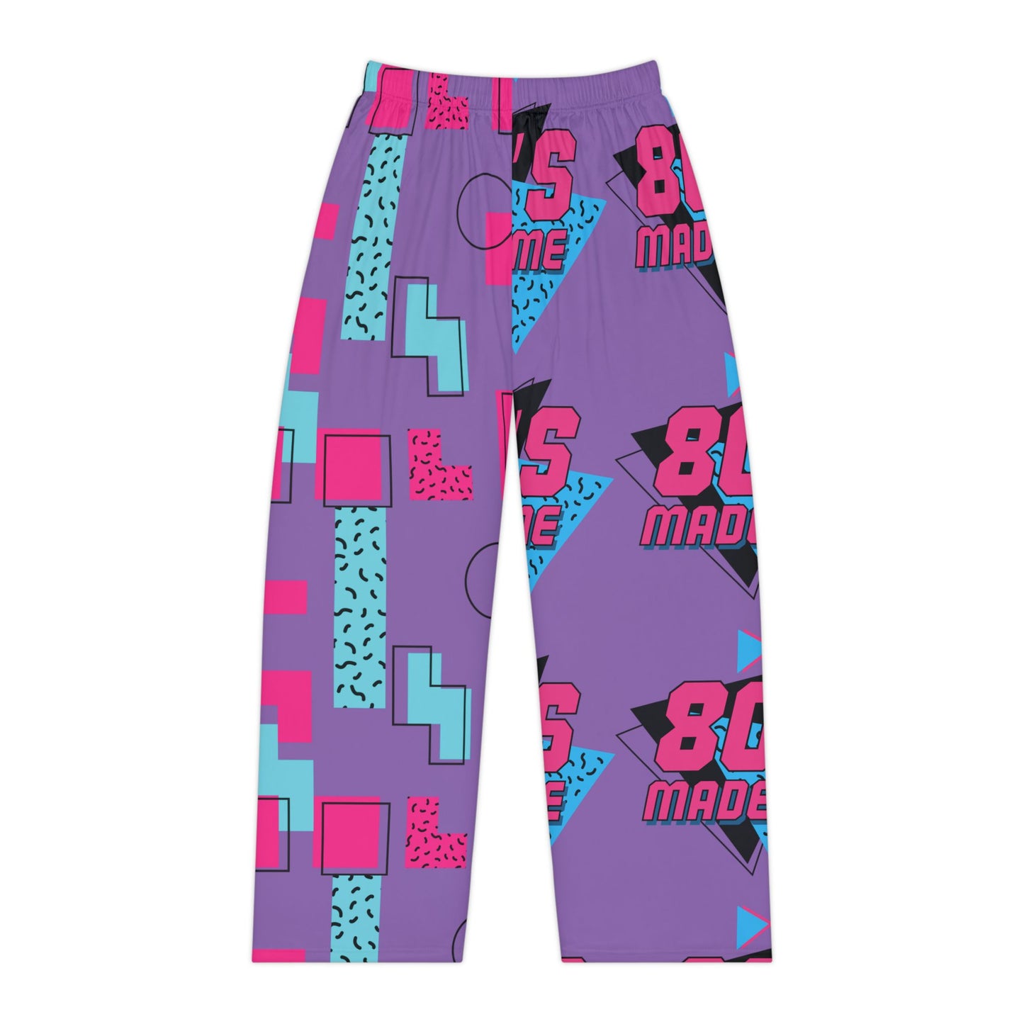 Retro 80s Women's Pajama Pants - Fun and Funky Loungewear for Nostalgia Lovers
