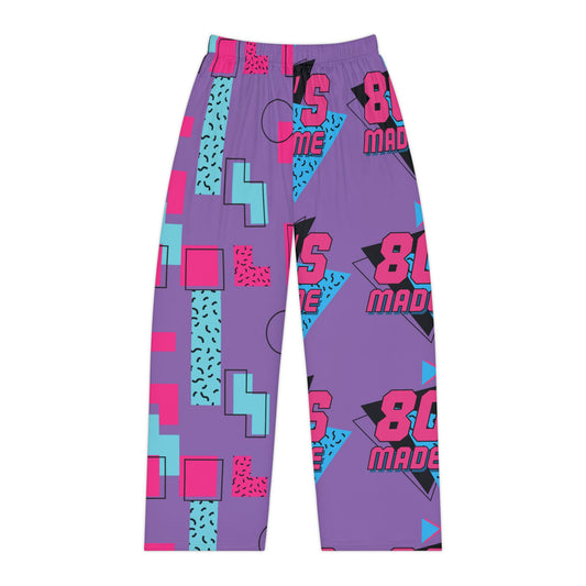 Retro 80s Women's Pajama Pants - Fun and Funky Loungewear for Nostalgia Lovers
