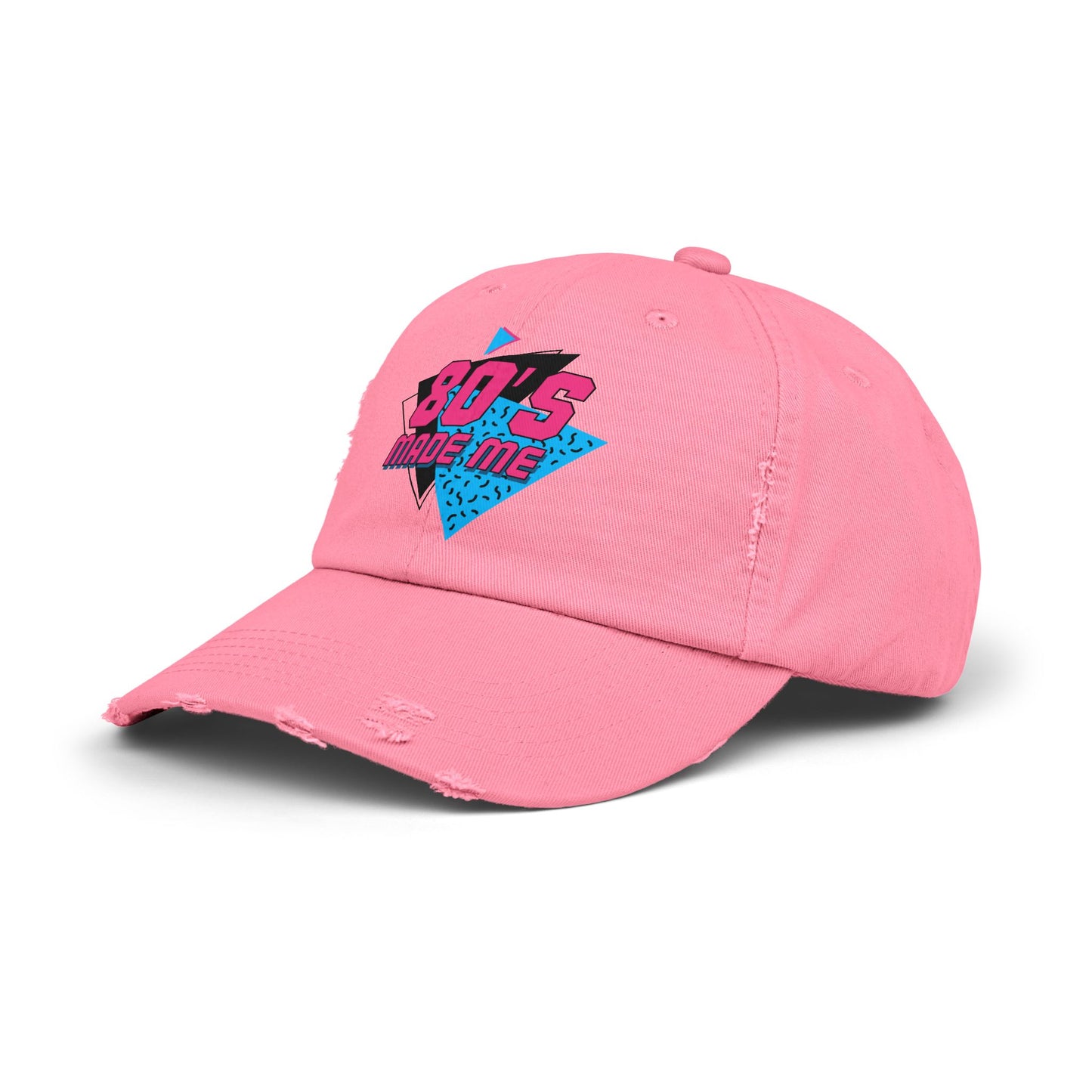 Retro 80's Distressed Cap - Vintage Style Hat for Nostalgic Vibes