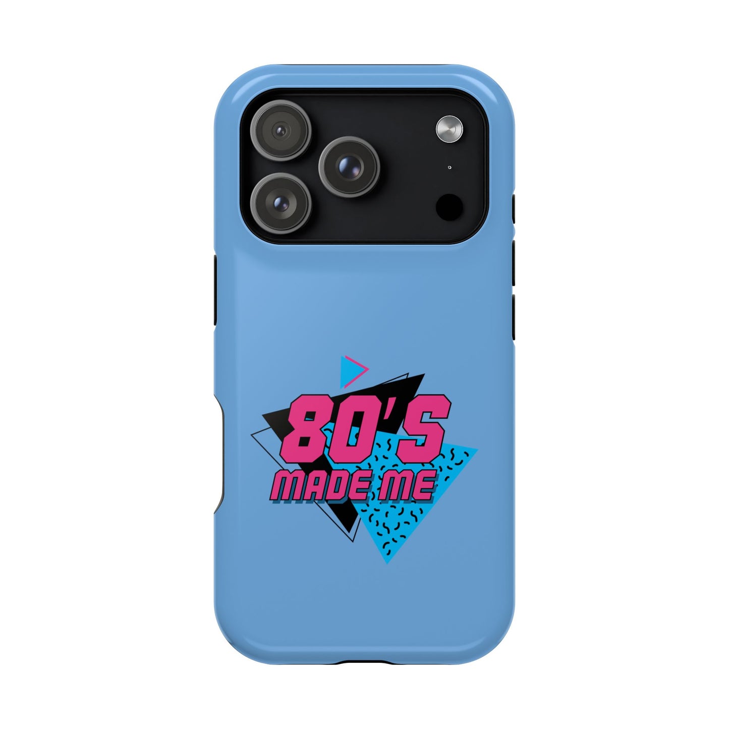 Retro 80's Phone Case, Impact-Resistant Cell Cover, Vintage Style Accessory,