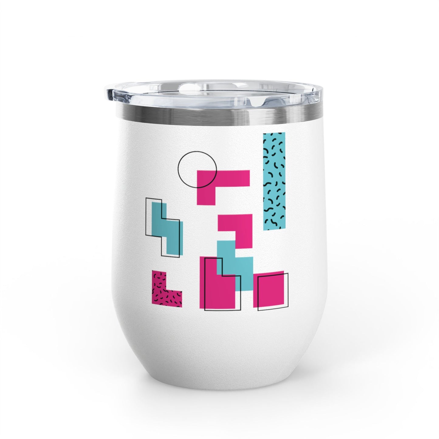 80's Made Me Wine Tumbler - 12oz Retro Drinkware