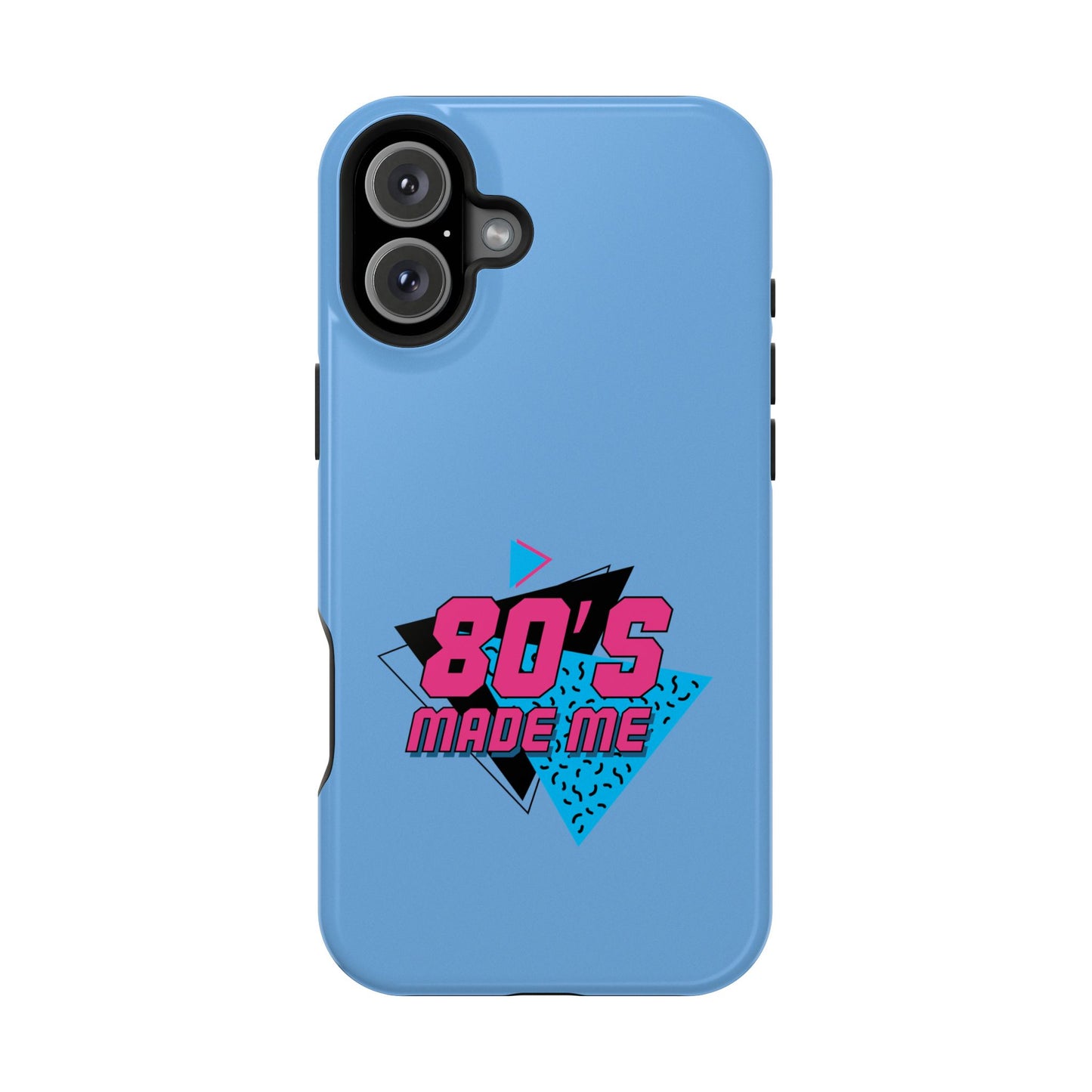 Retro 80's Phone Case, Impact-Resistant Cell Cover, Vintage Style Accessory,