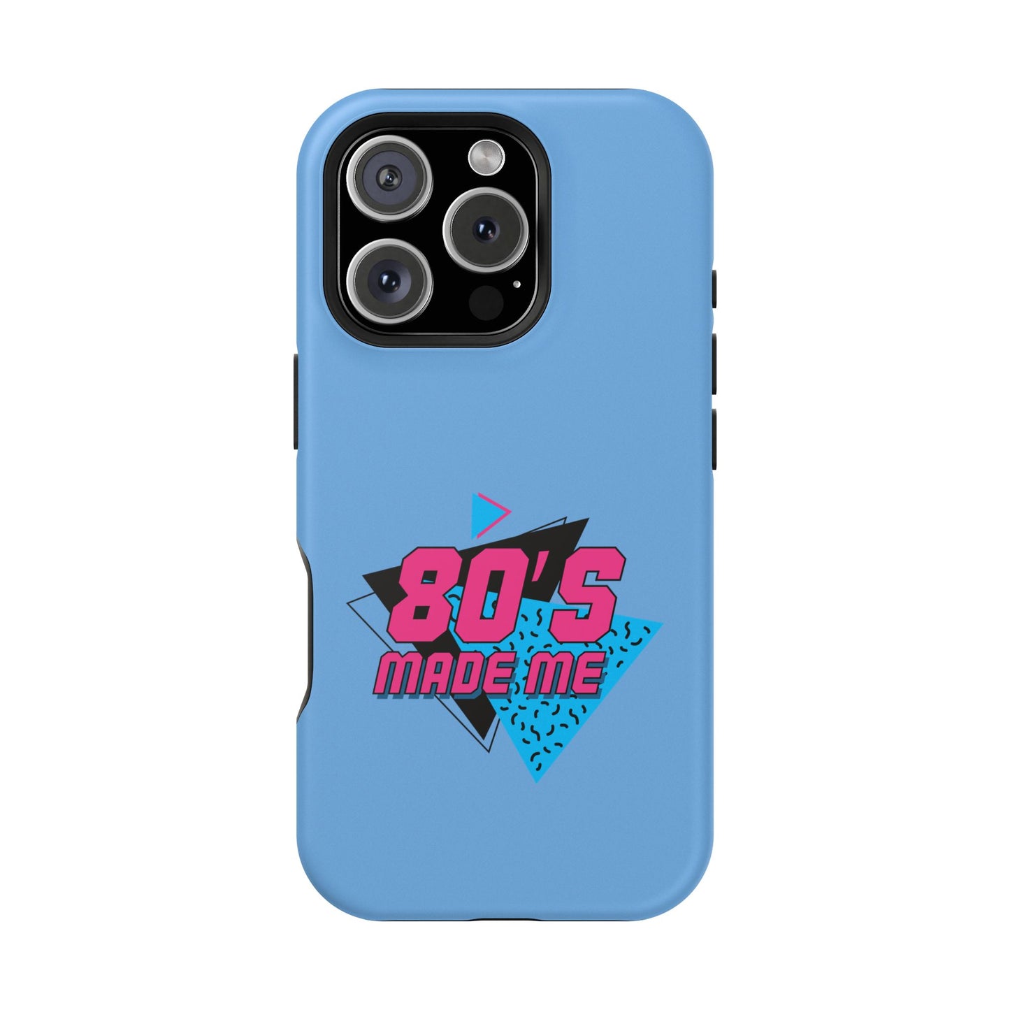 Retro 80's Phone Case, Impact-Resistant Cell Cover, Vintage Style Accessory,
