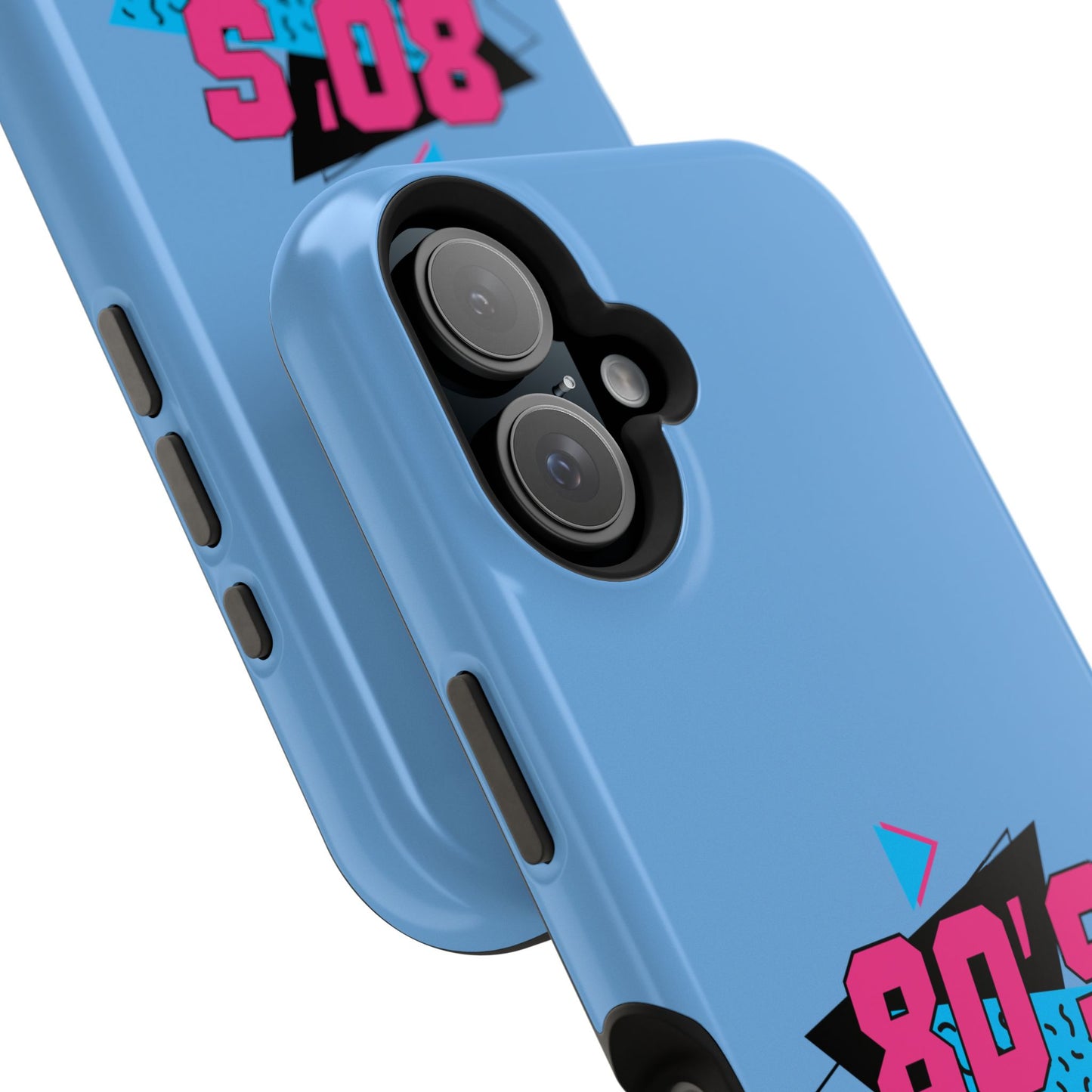 Retro 80's Phone Case, Impact-Resistant Cell Cover, Vintage Style Accessory,