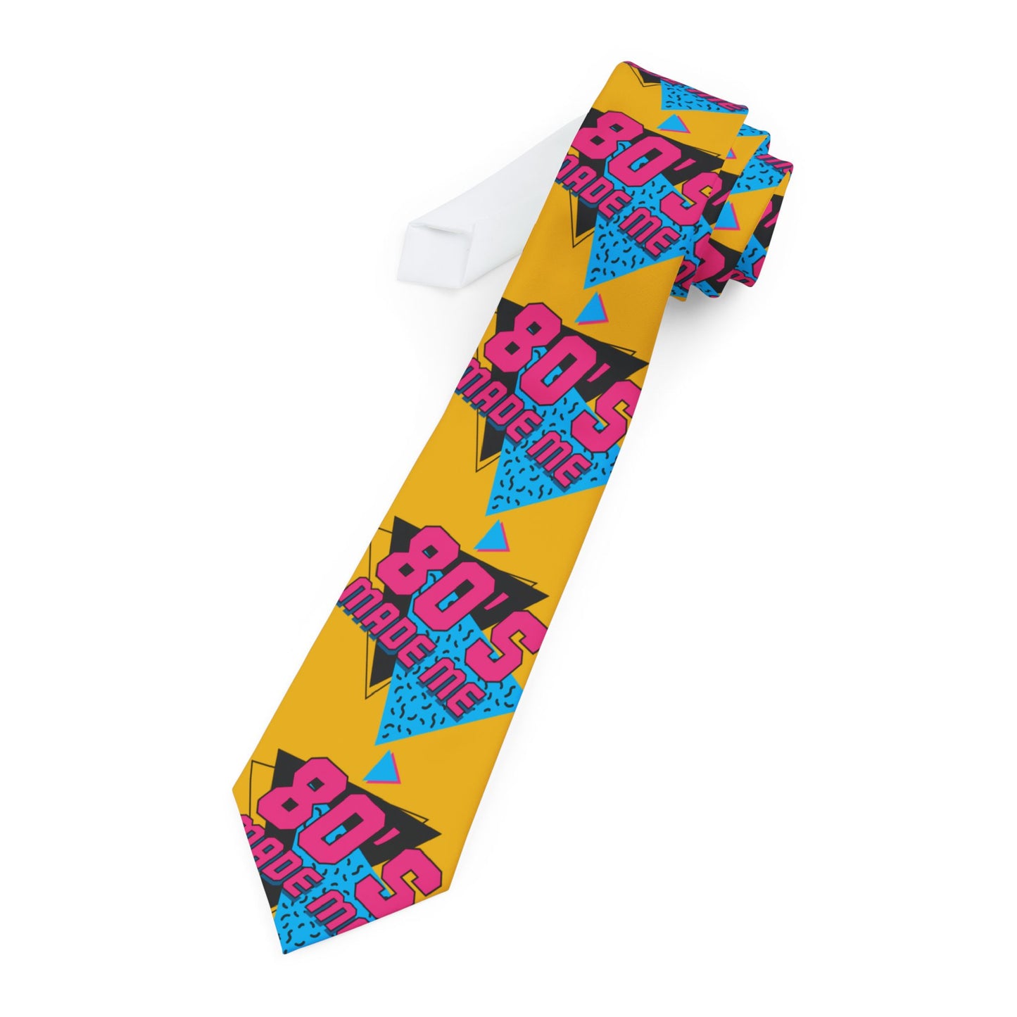 Retro 80's Necktie - Bold Colorful Design for Nostalgic Style