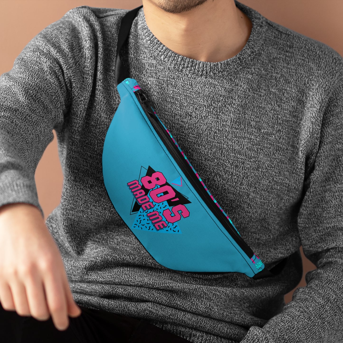 Retro 80's Fanny Pack - Fun and Stylish Hip Bag for Nostalgia Lovers
