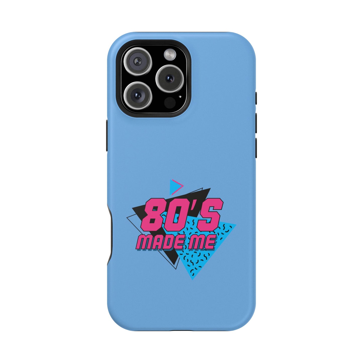 Retro 80's Phone Case, Impact-Resistant Cell Cover, Vintage Style Accessory,