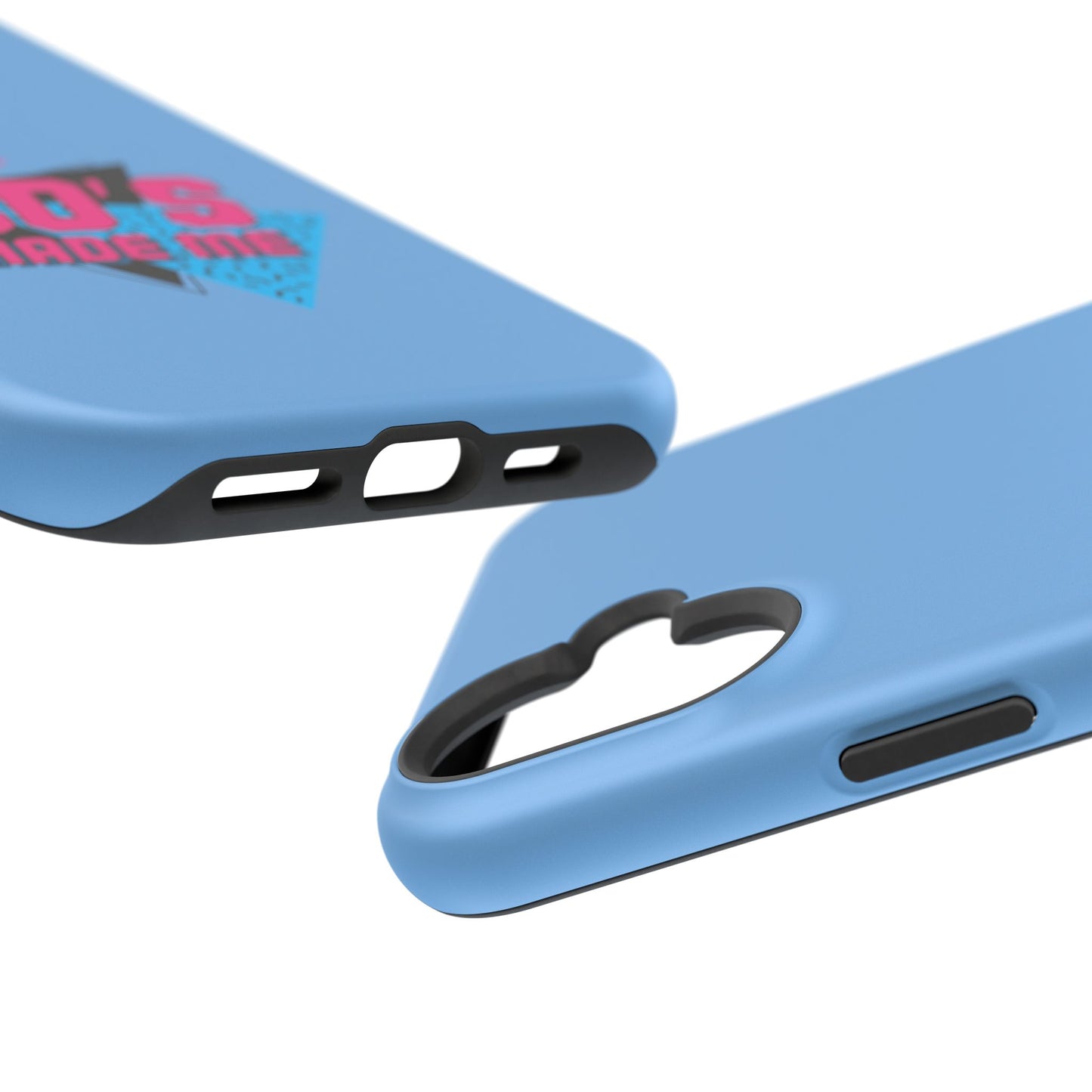 Retro 80's Phone Case, Impact-Resistant Cell Cover, Vintage Style Accessory,