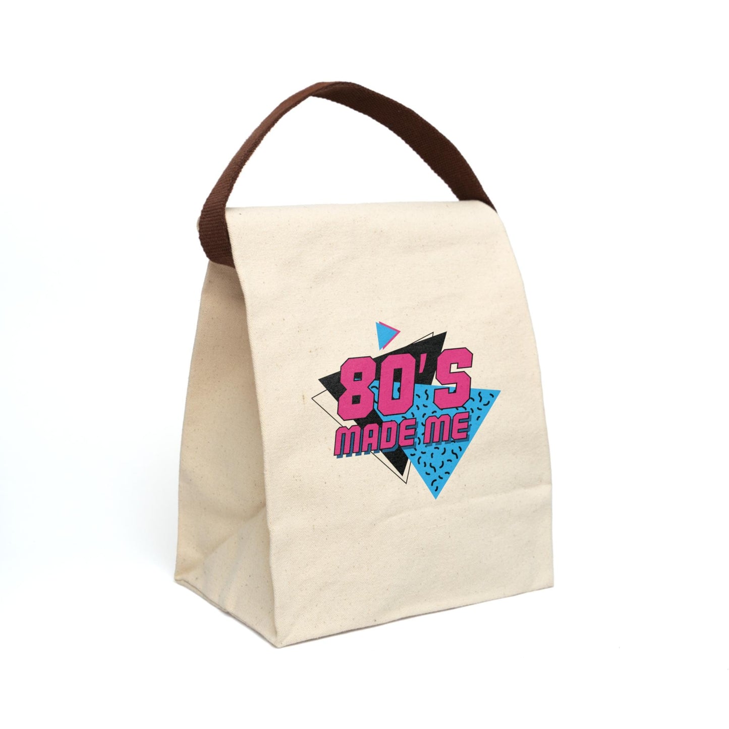 Retro 80's Canvas Lunch Bag, Lunch Tote