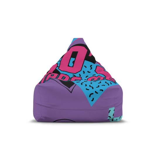 Vibrant Retro Bean Bag Chair Cover for Fun Living Spaces