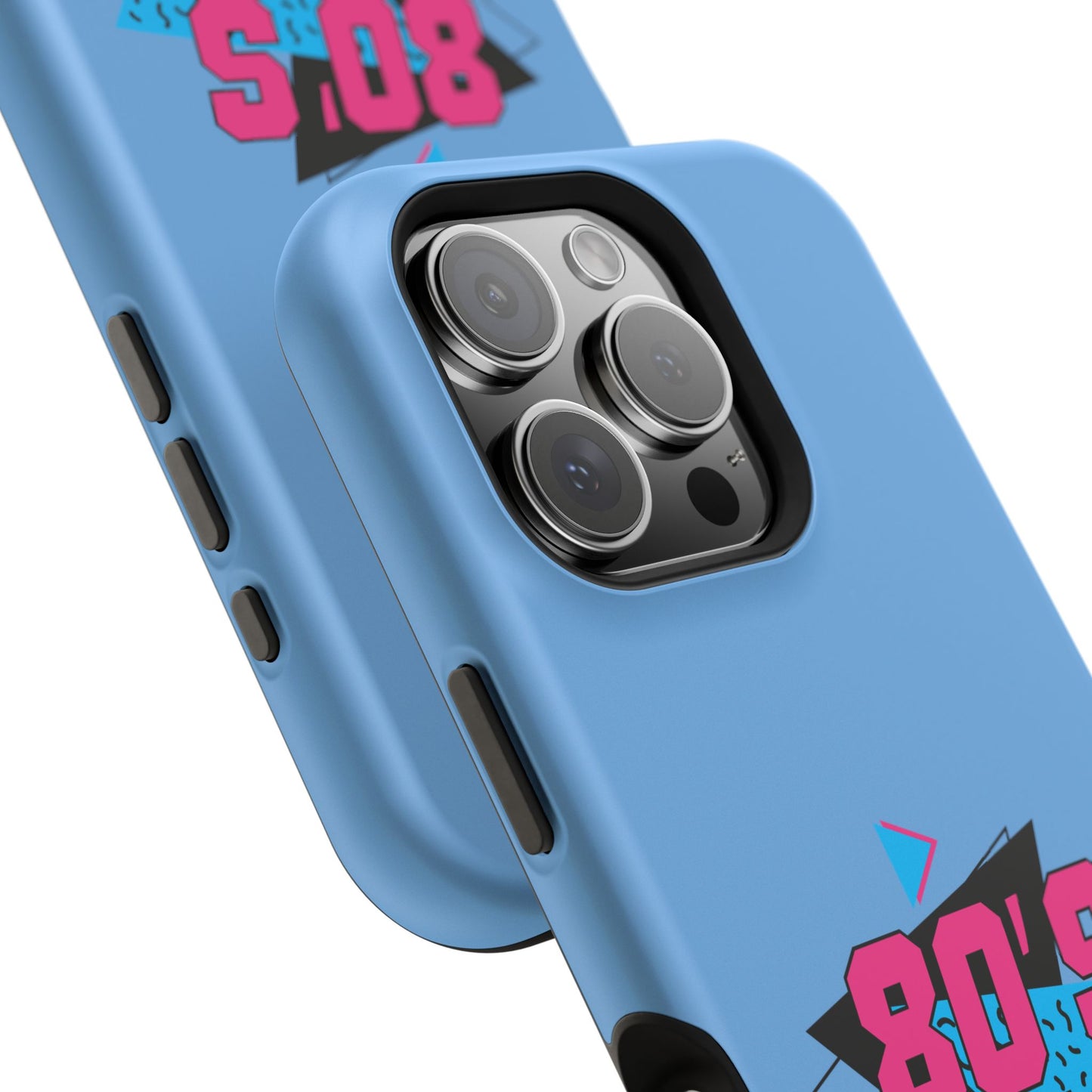 Retro 80's Phone Case, Impact-Resistant Cell Cover, Vintage Style Accessory,