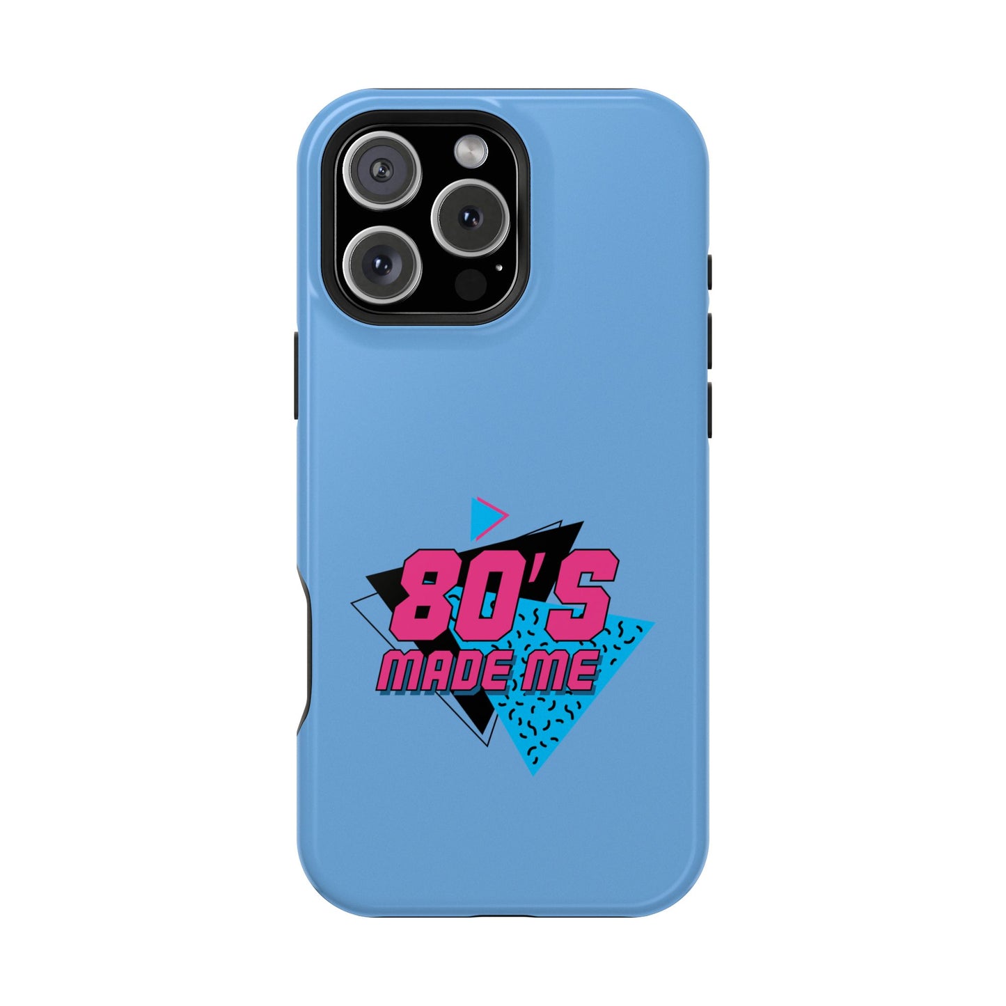 Retro 80's Phone Case, Impact-Resistant Cell Cover, Vintage Style Accessory,