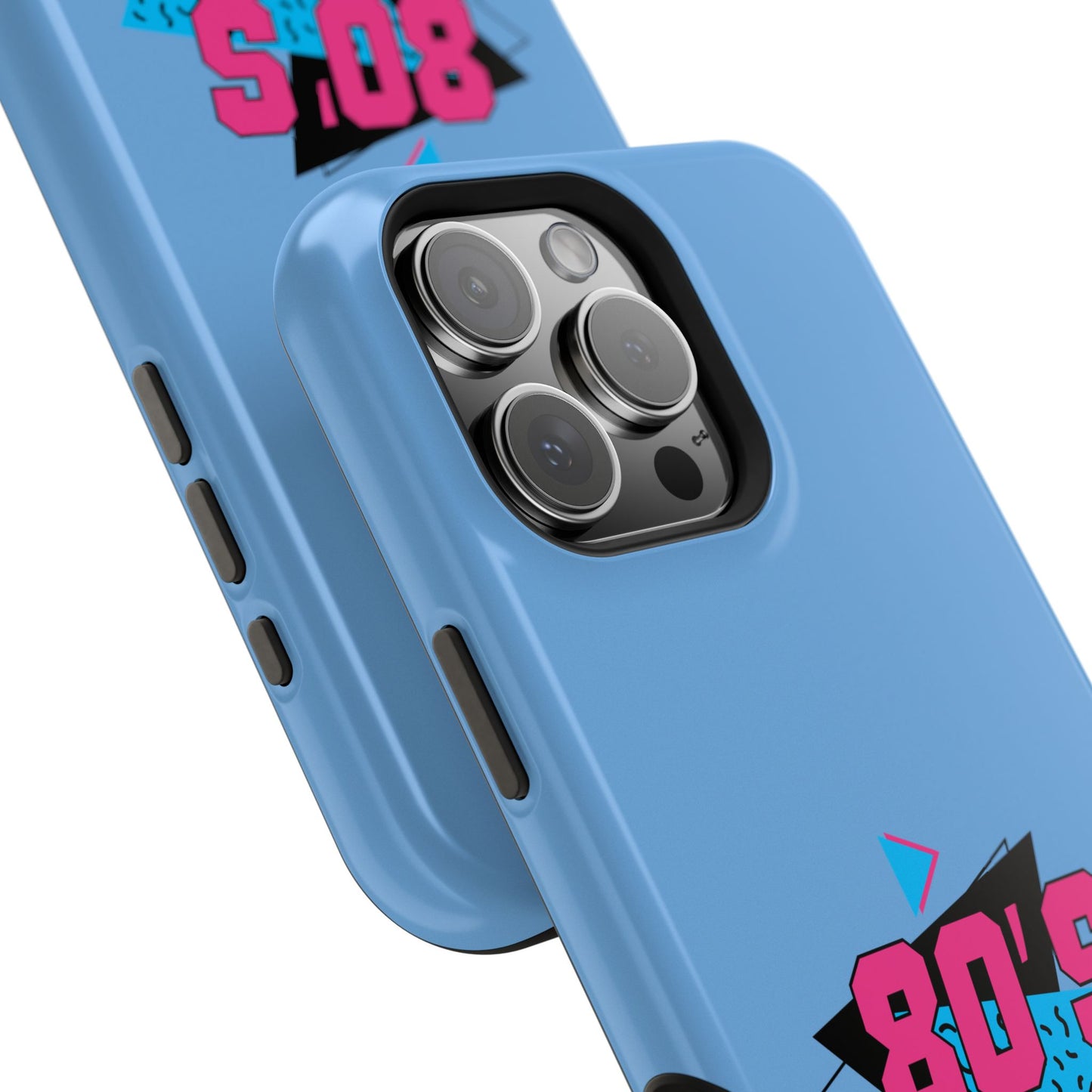Retro 80's Phone Case, Impact-Resistant Cell Cover, Vintage Style Accessory,