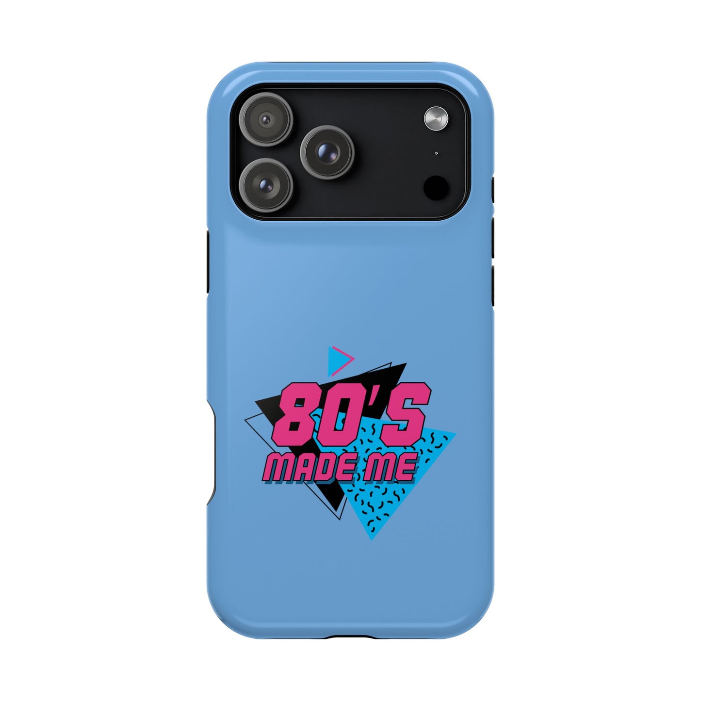 Retro 80's Phone Case, Impact-Resistant Cell Cover, Vintage Style Accessory,