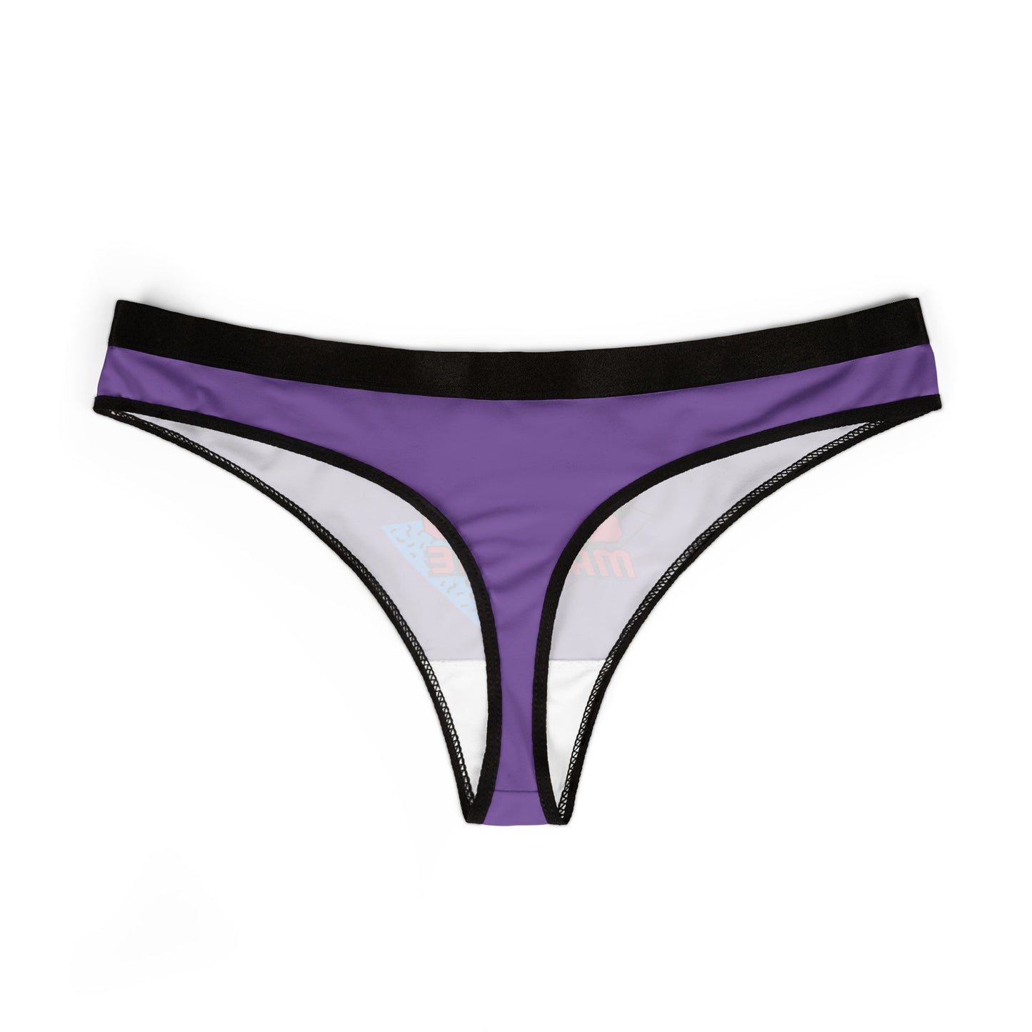 Retro 80's Women's Thongs - Fun and Comfortable AOP Undergarments