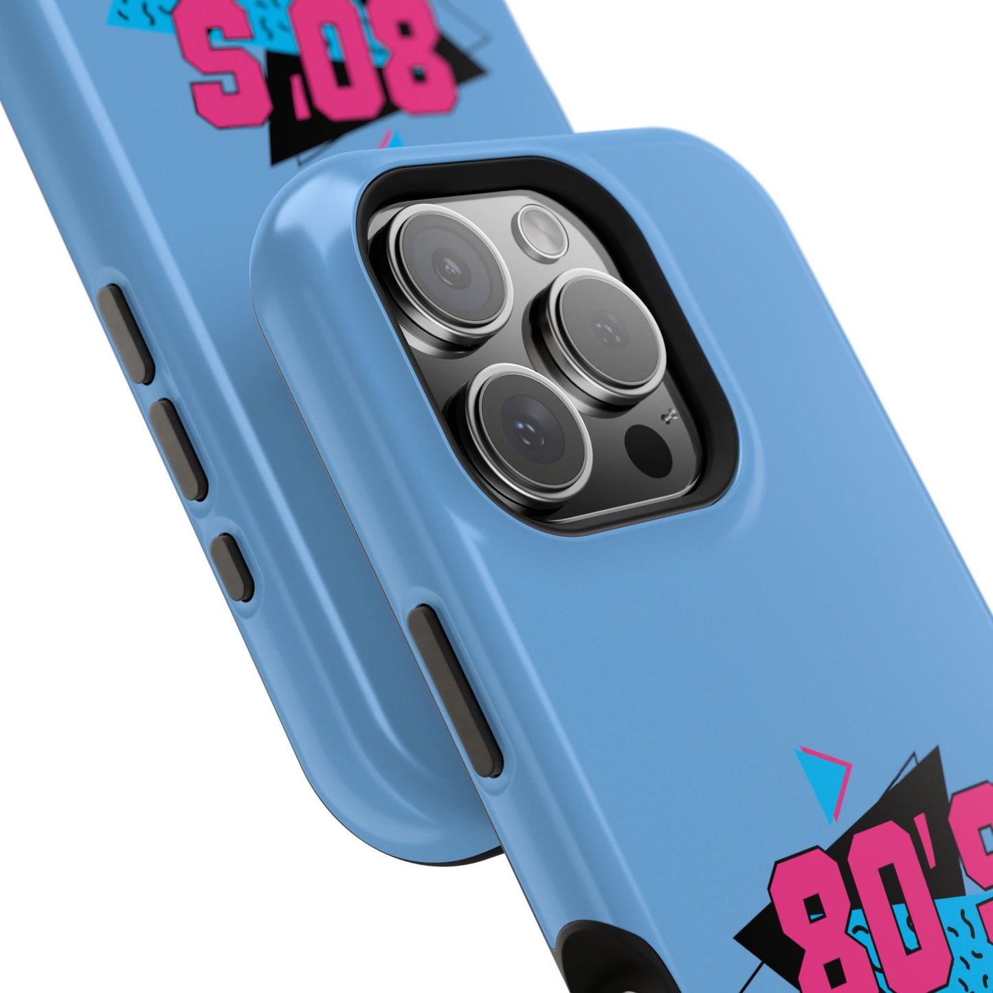 Retro 80's Phone Case, Impact-Resistant Cell Cover, Vintage Style Accessory,