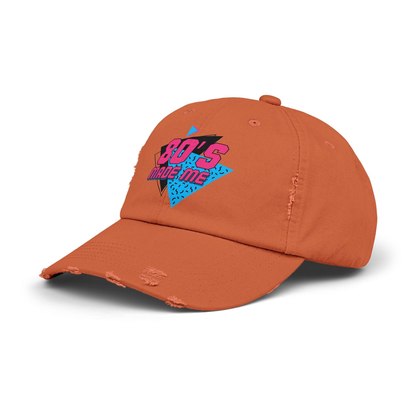 Retro 80's Distressed Cap - Vintage Style Hat for Nostalgic Vibes