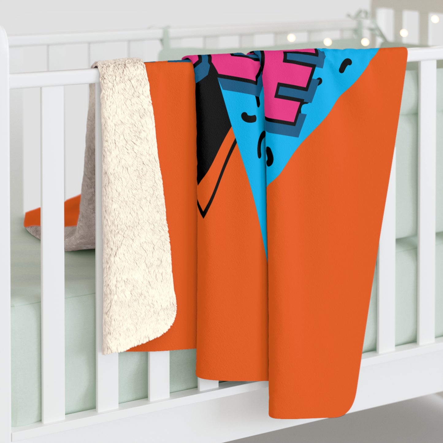 80's Made Me Sherpa Blanket — Retro 80s Vintage Throw for Nostalgia Gifts