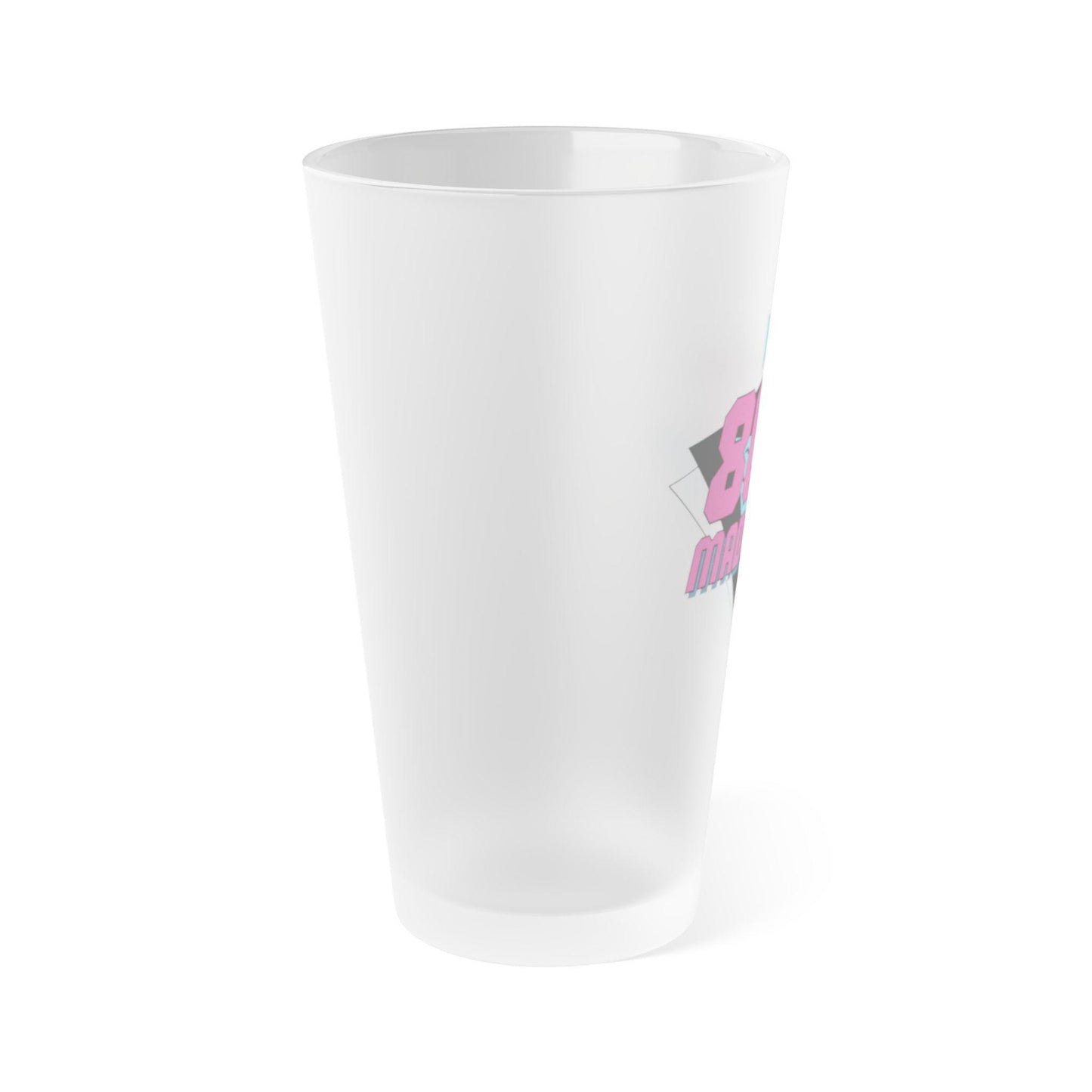 80's Nostalgia Frosted Pint Glass