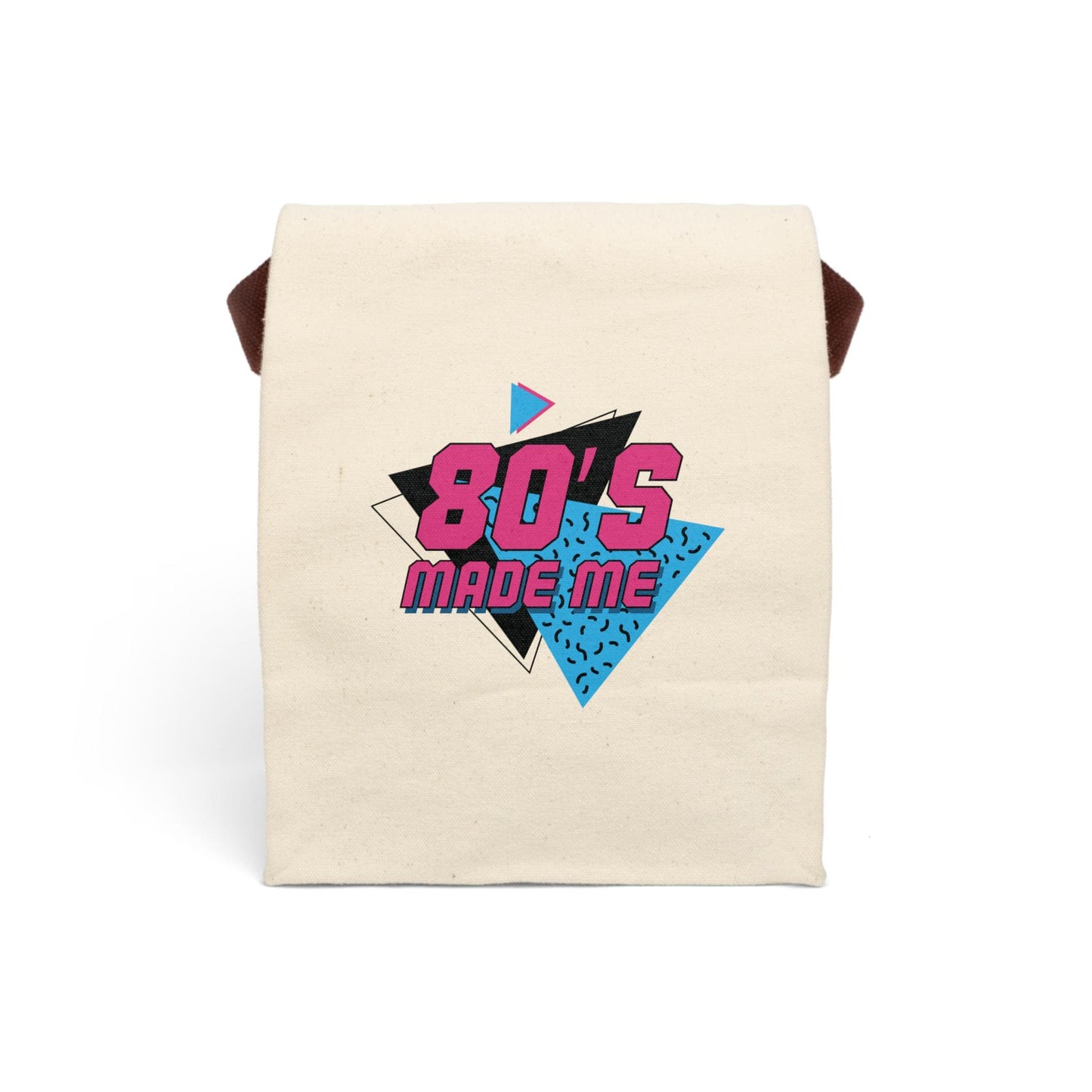 Retro 80's Canvas Lunch Bag, Lunch Tote