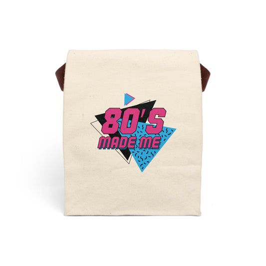 Retro 80's Canvas Lunch Bag, Lunch Tote
