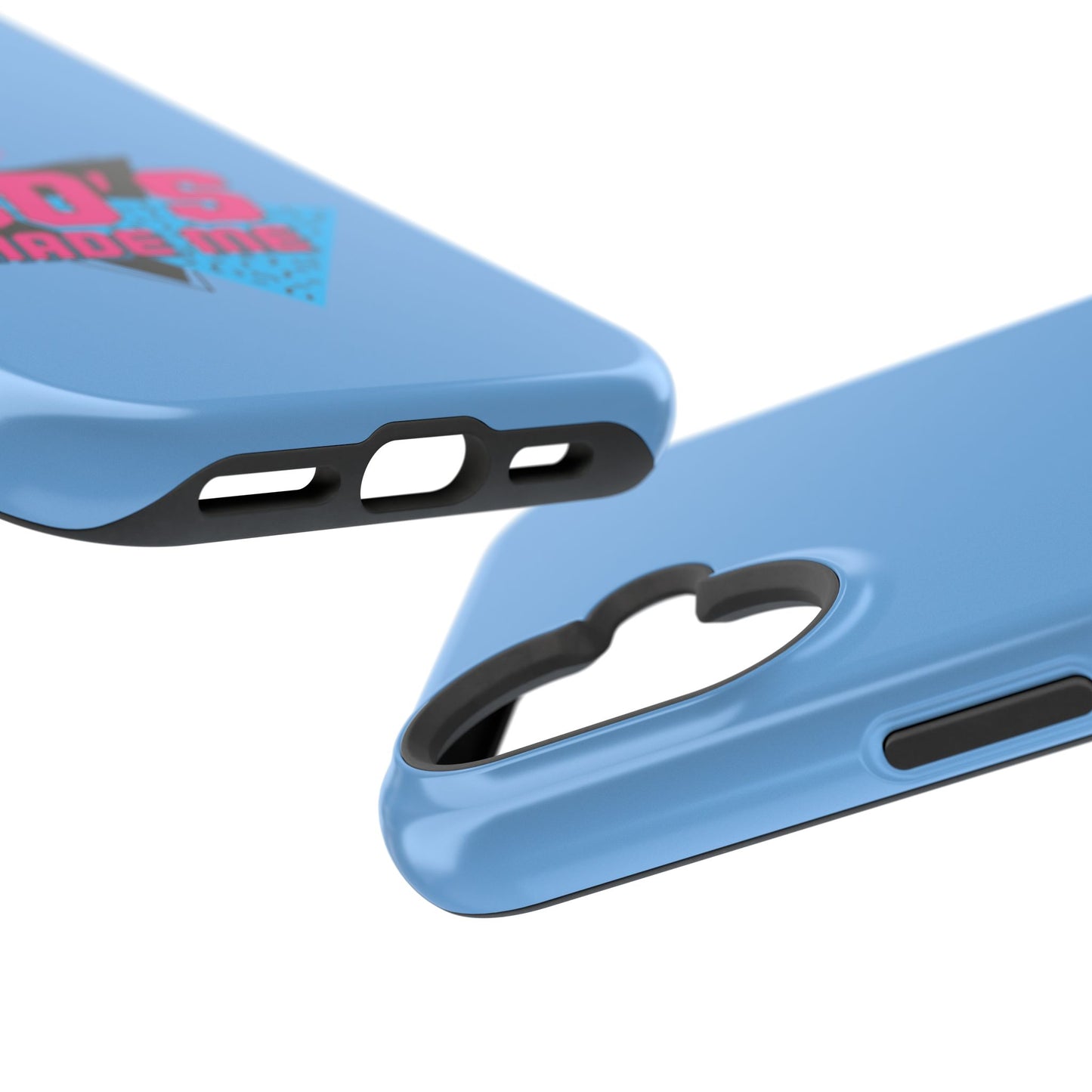 Retro 80's Phone Case, Impact-Resistant Cell Cover, Vintage Style Accessory,