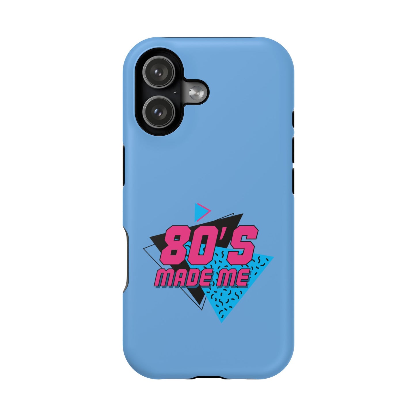 Retro 80's Phone Case, Impact-Resistant Cell Cover, Vintage Style Accessory,