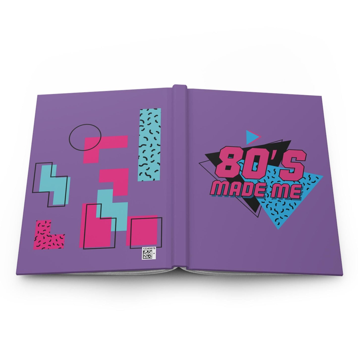 Retro 80's Hardcover Journal, Matte Finish