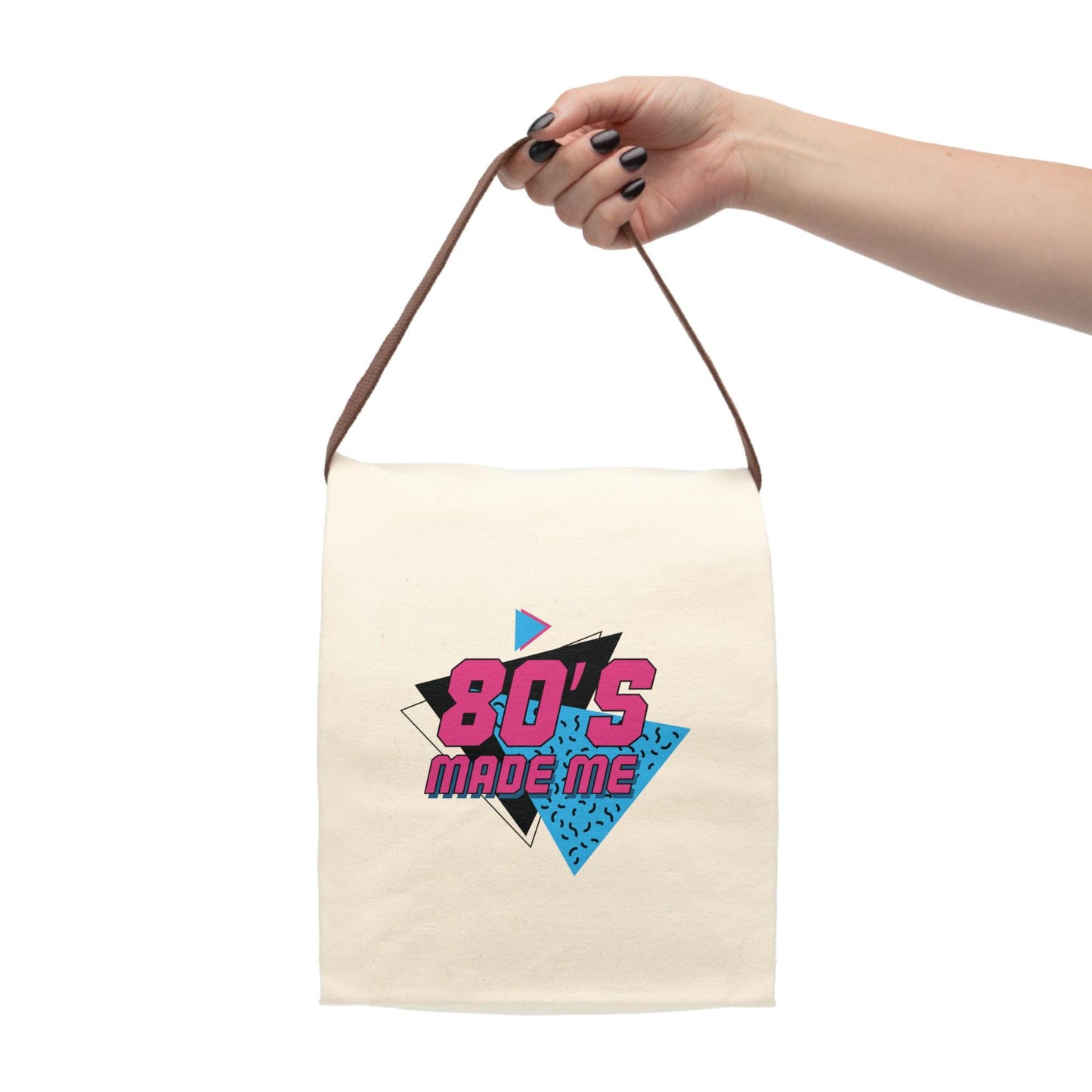 Retro 80's Canvas Lunch Bag, Lunch Tote