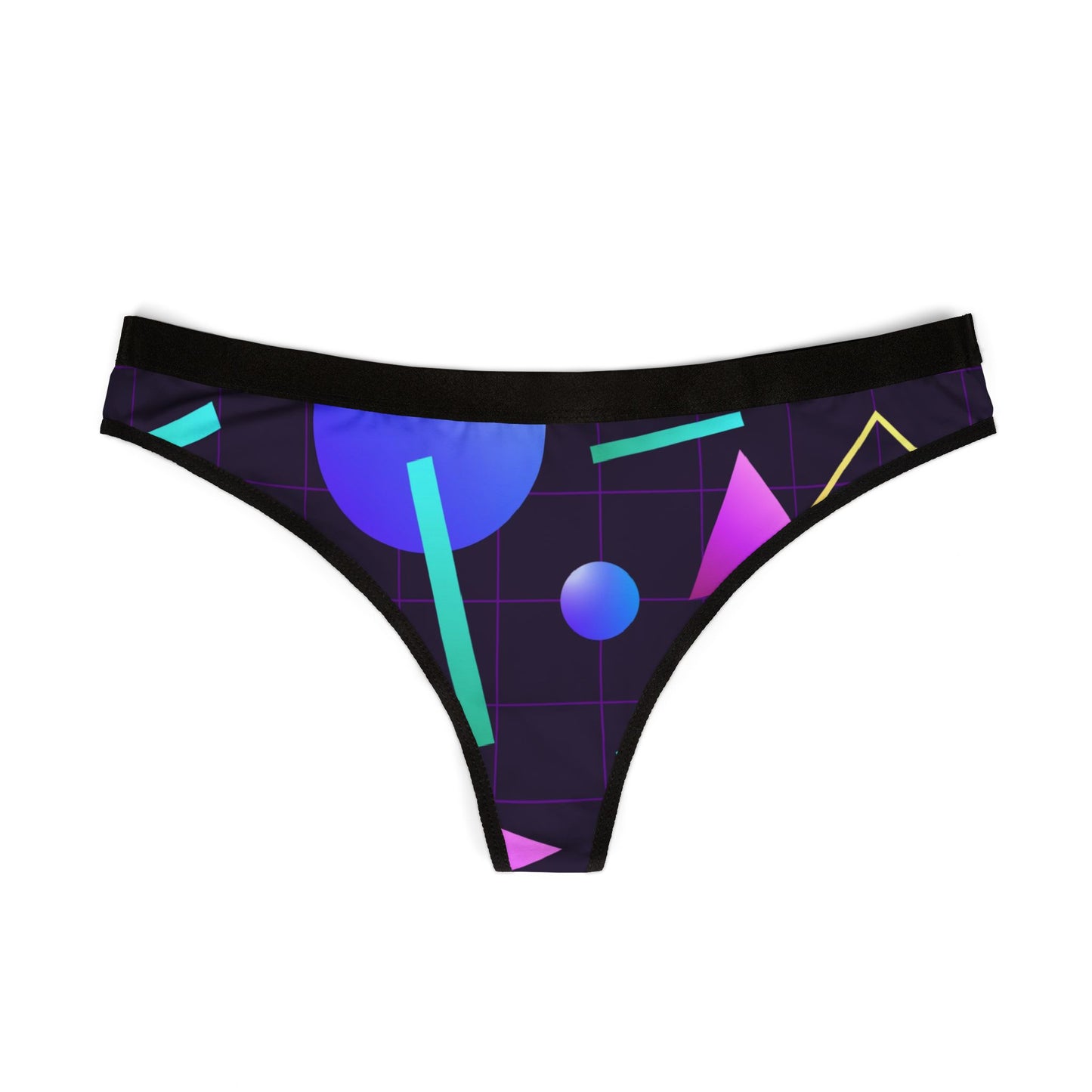 Vibrant Women's Thongs with Geometric Pattern - Stylish Comfort for Everyday Wear