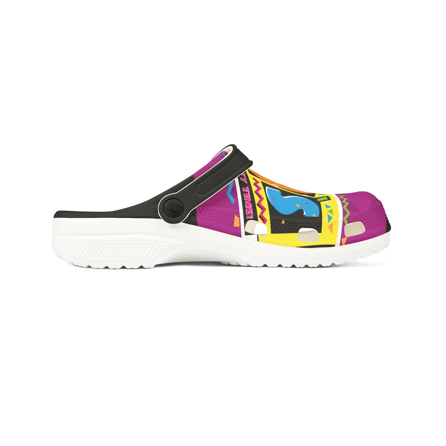 Retro 80s Pattern EVA Foam Shoes