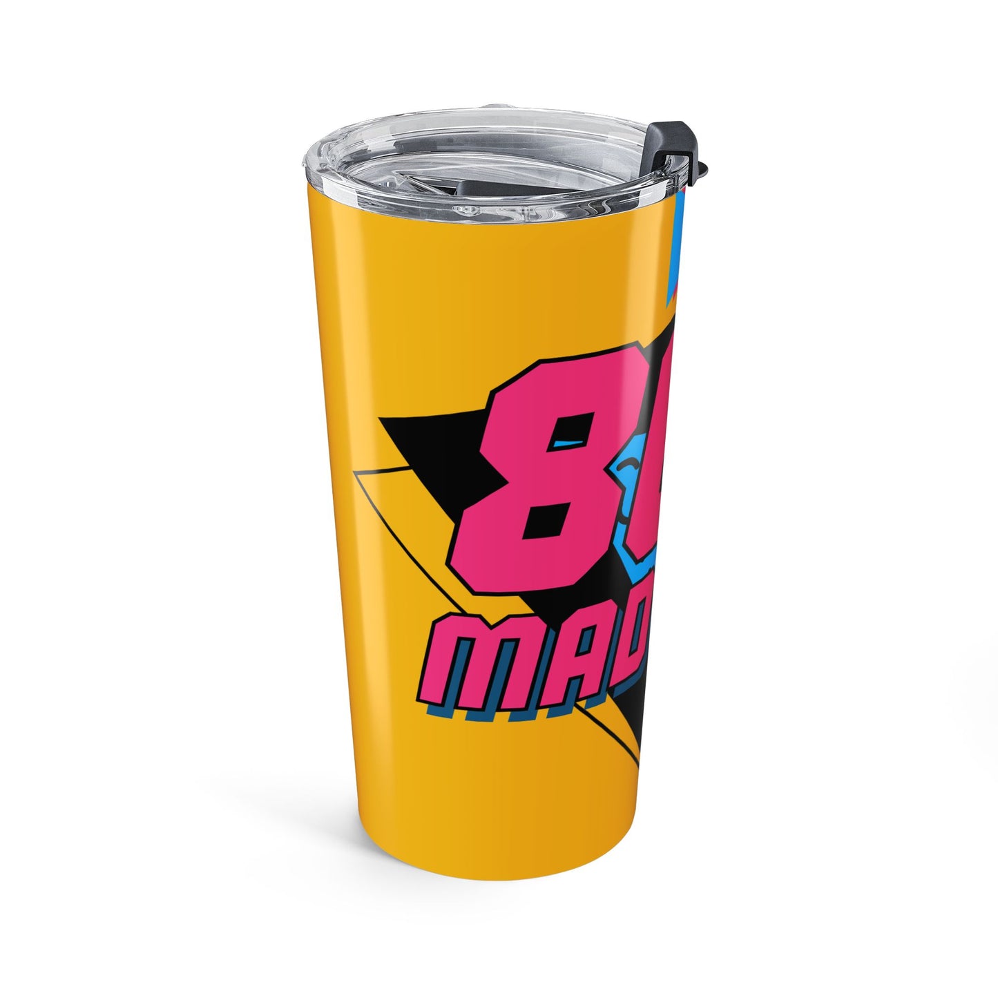 Retro 80s Style Tumbler 20oz - Fun and Colorful Travel Mug