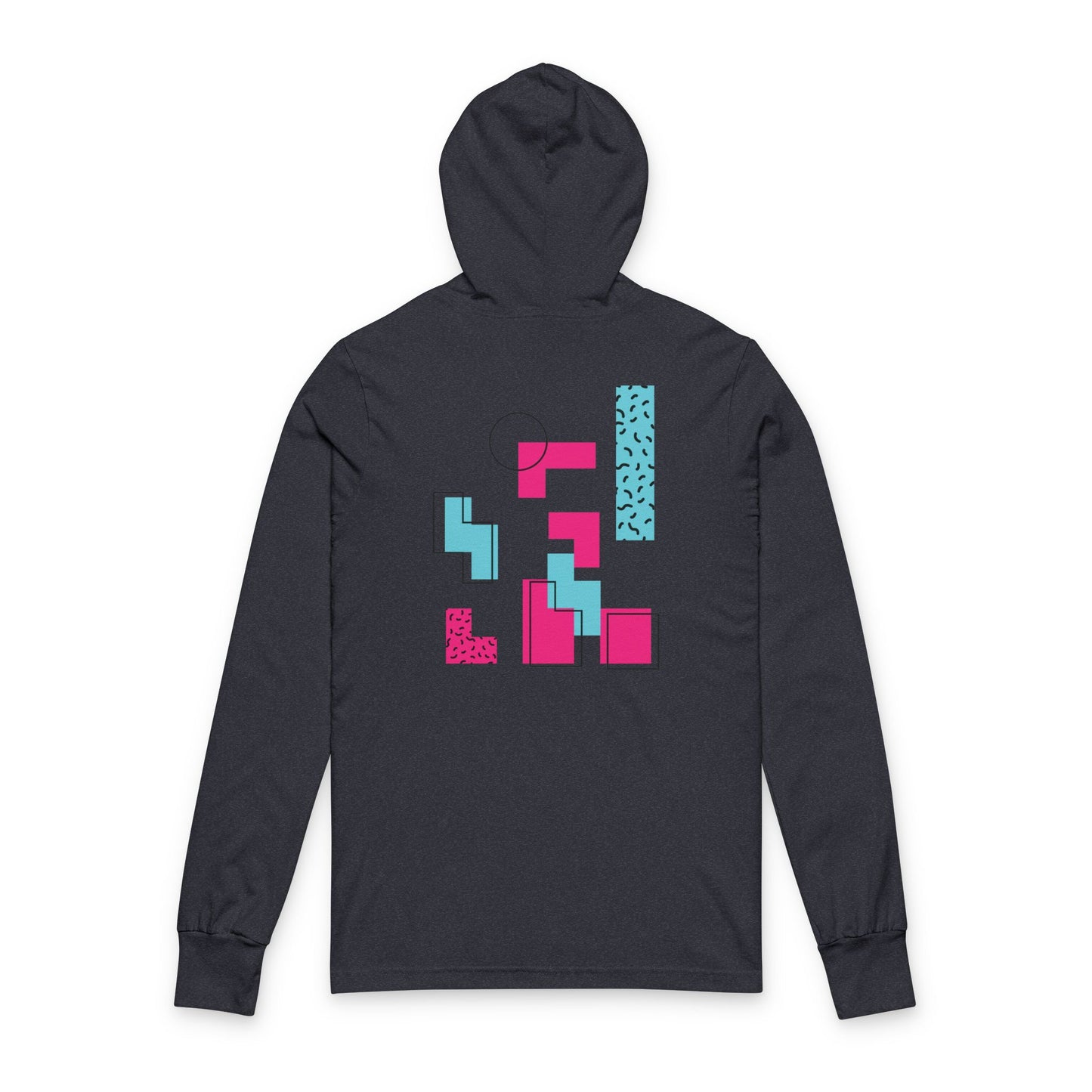 Retro 80s Unisex Hooded Long Sleeve Tee