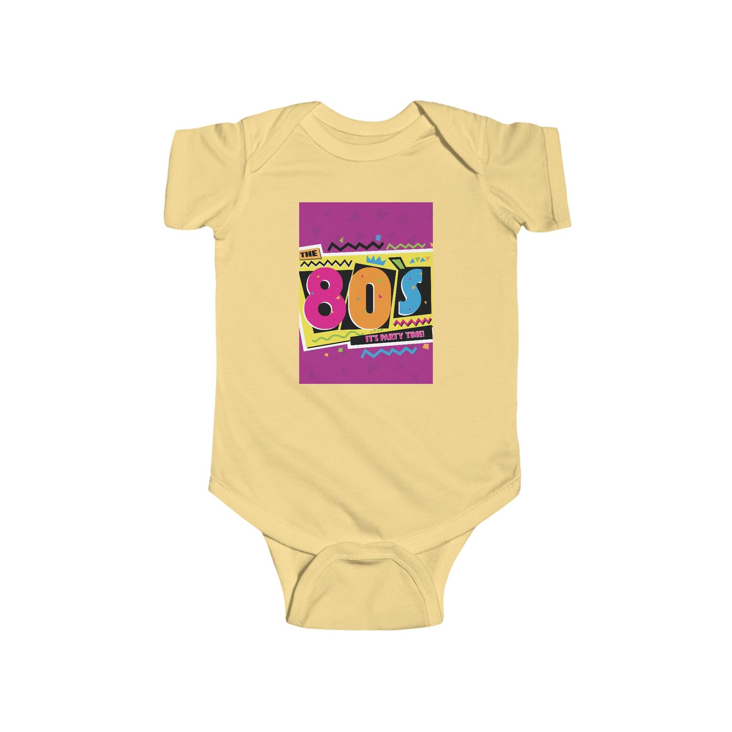 80s Retro Infant Bodysuit - Vintage Baby Clothes