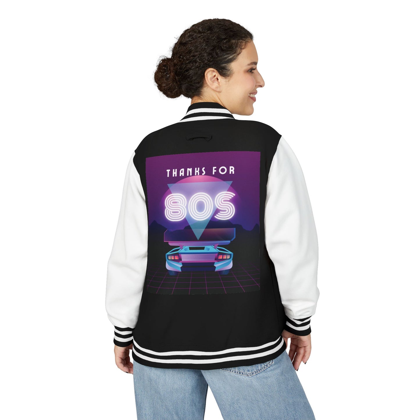 Retro 80s Letterman Jacket