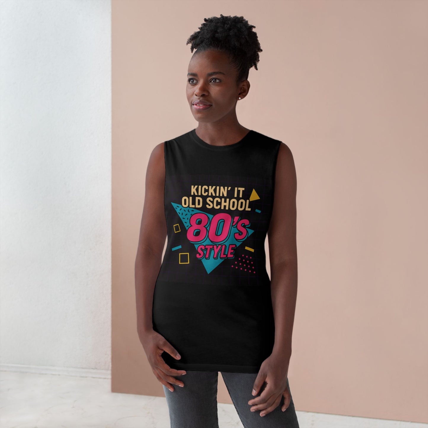 80's Style Unisex Tank Top - Kickin' It Old School