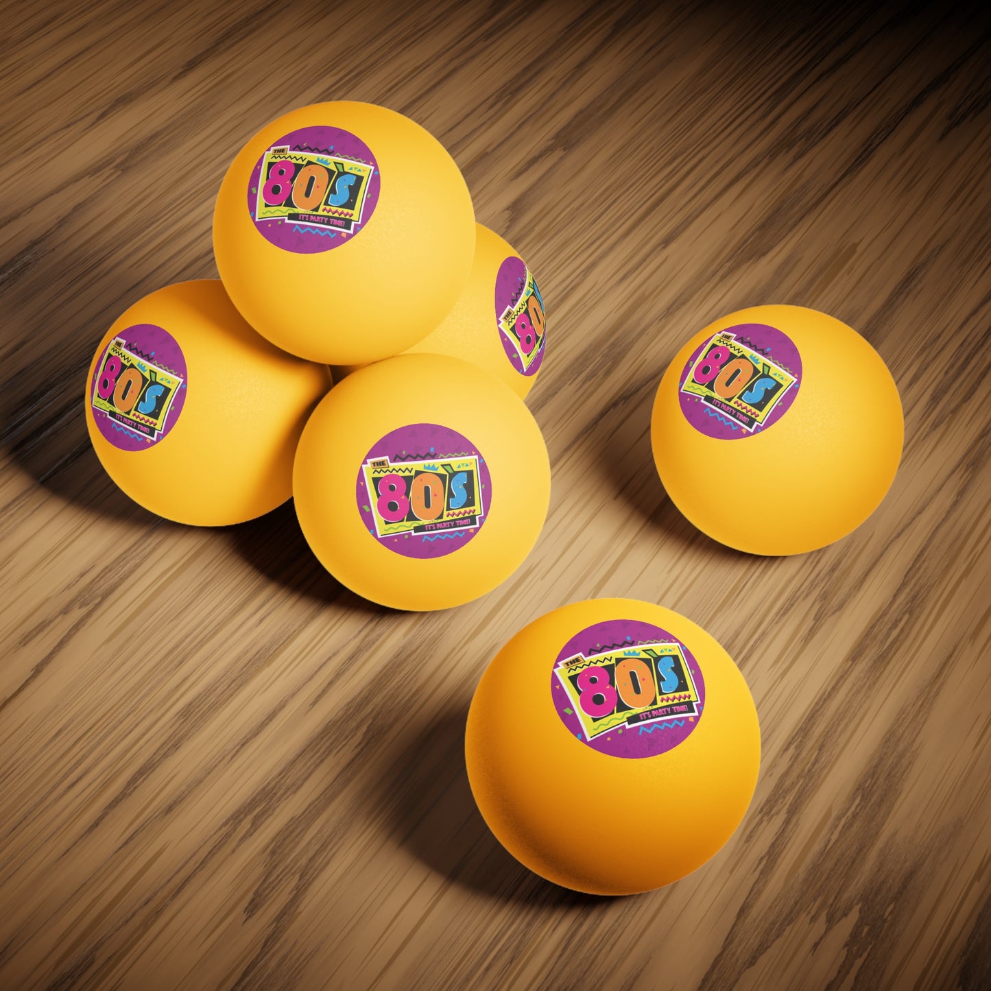 Colorful Ping Pong Balls Set - Fun & Vibrant Gaming Essential (6 pcs)