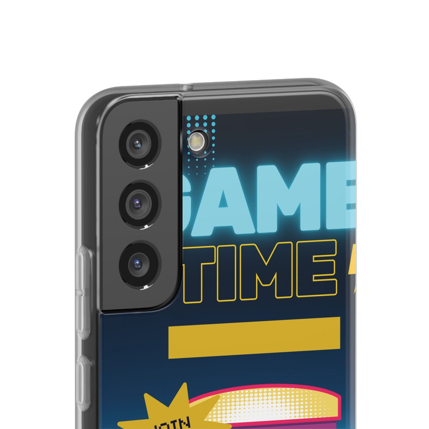 Retro Arcade Game Time Phone Case — 'Game Time' Flexi Phone Cover