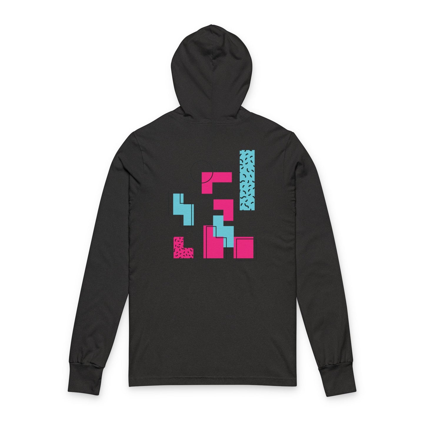 Retro 80s Unisex Hooded Long Sleeve Tee