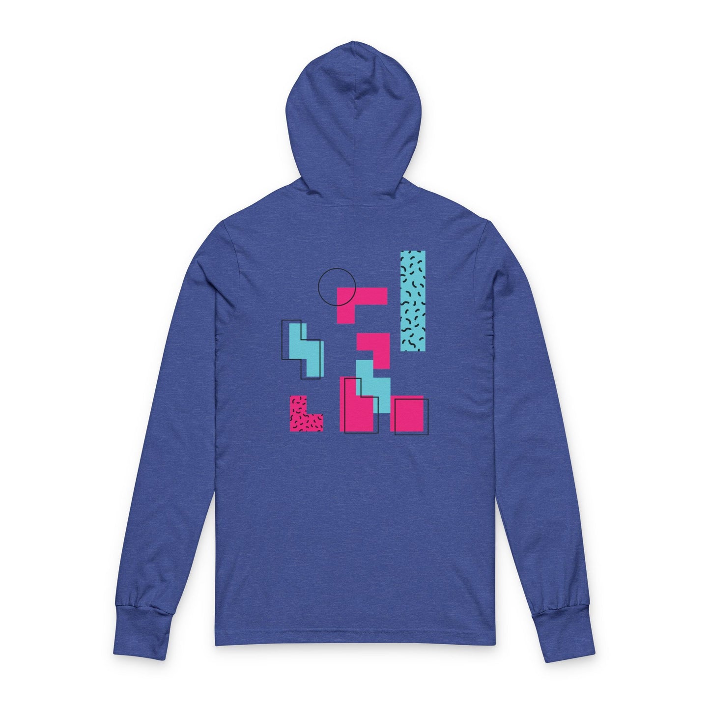 Retro 80s Unisex Hooded Long Sleeve Tee