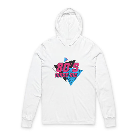 Retro 80s Unisex Hooded Long Sleeve Tee