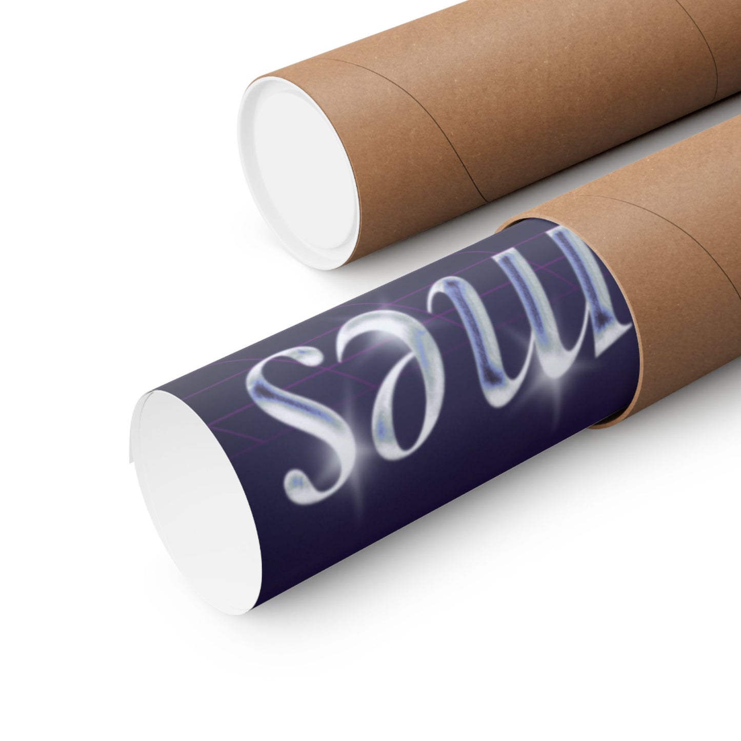 Retro Boombox 'Good Times' Matte Poster — 80s Vintage Wall Art