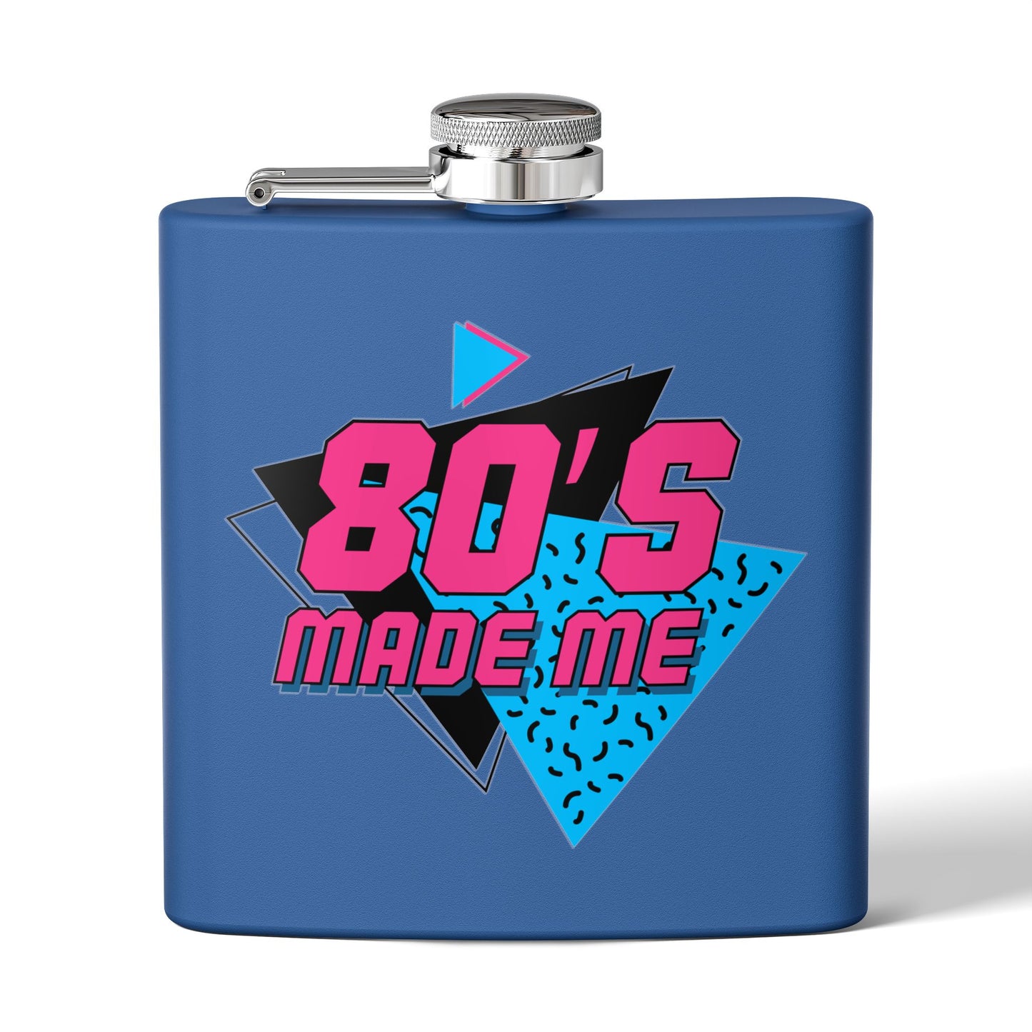 Retro 80's Flask - 6oz Stainless Steel Drinkware