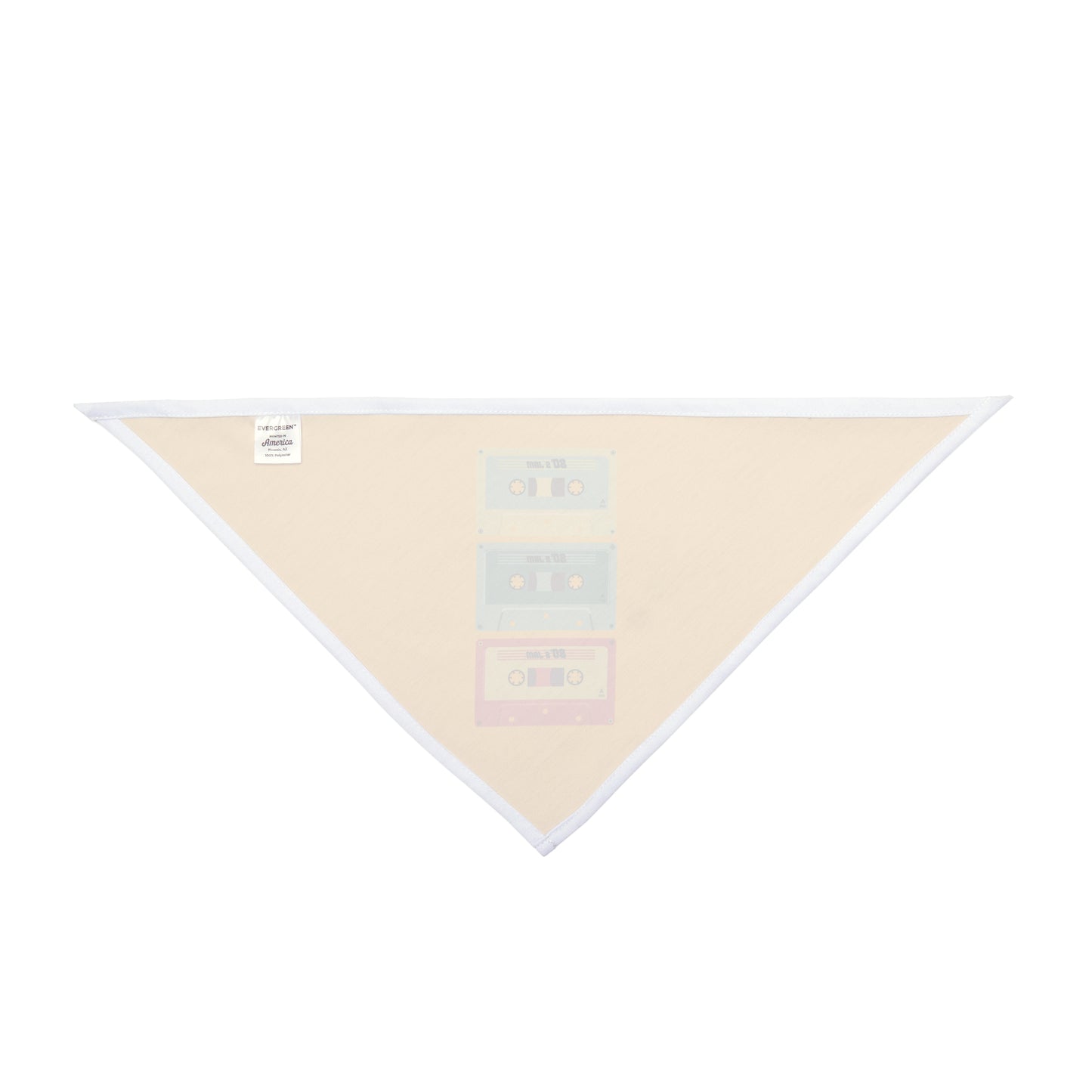 Retro Cassette Pet Bandana — Vintage 80s Music Dog & Cat Accessory