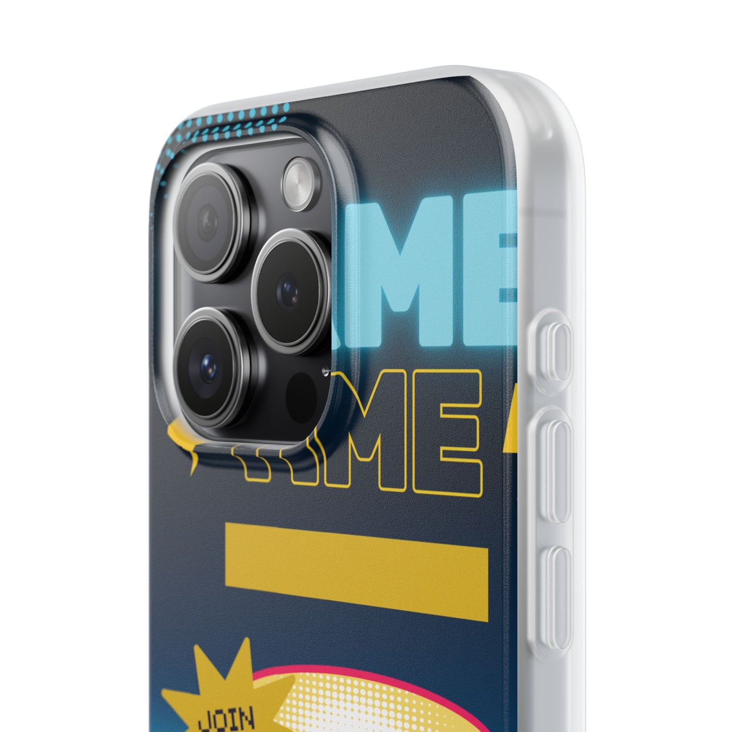 Retro Arcade Game Time Phone Case — 'Game Time' Flexi Phone Cover