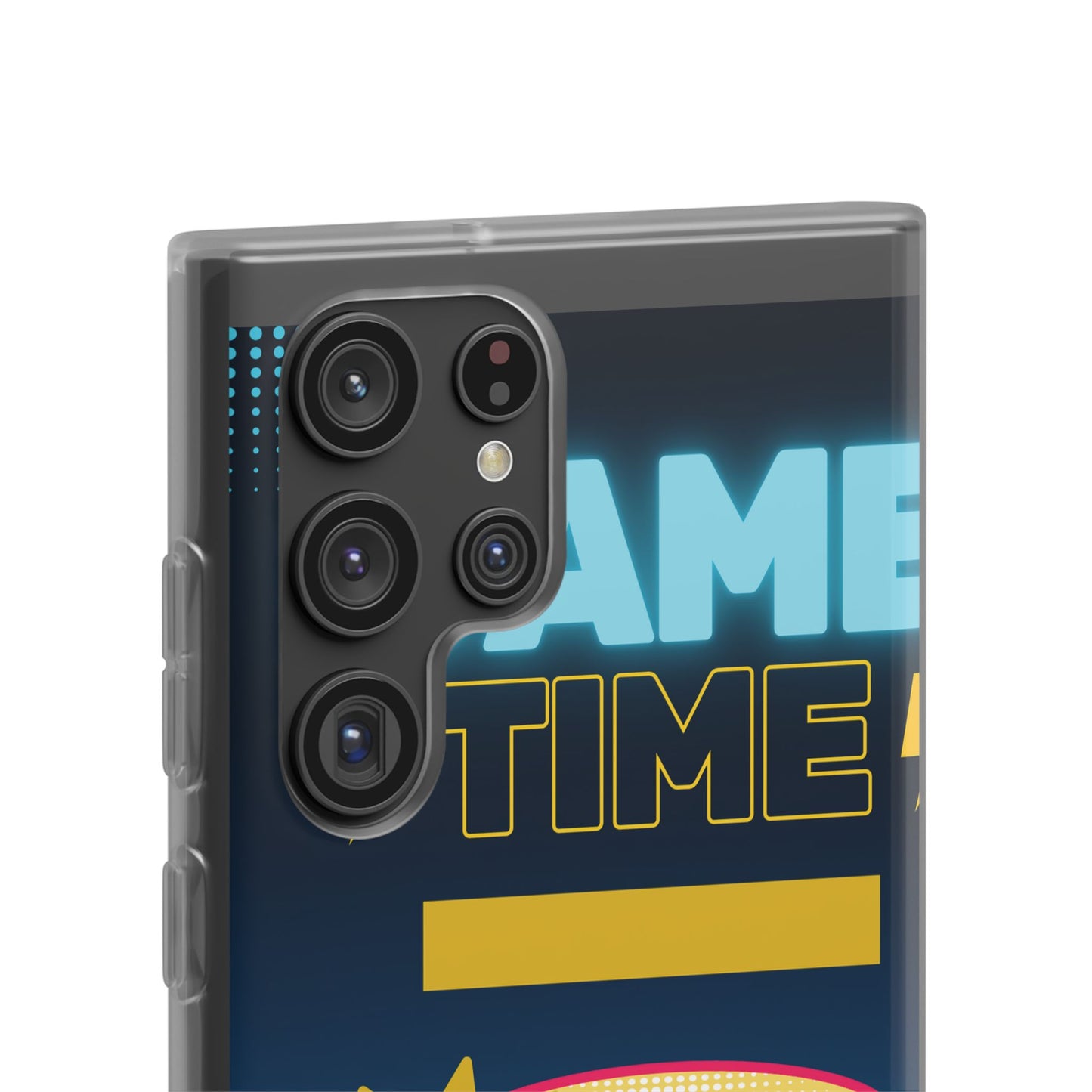 Retro Arcade Game Time Phone Case — 'Game Time' Flexi Phone Cover